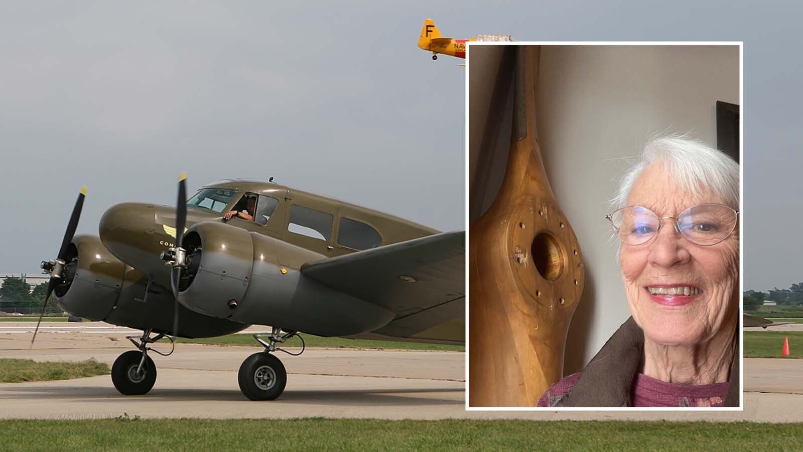 An old 90-inch wooden propeller has been in Donna Bershinsky's living room for years, and was a mystery for a long time. It came from a Cessna T-50.