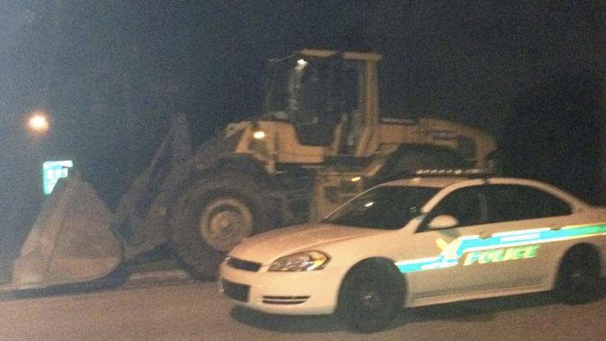 Front end loader cop