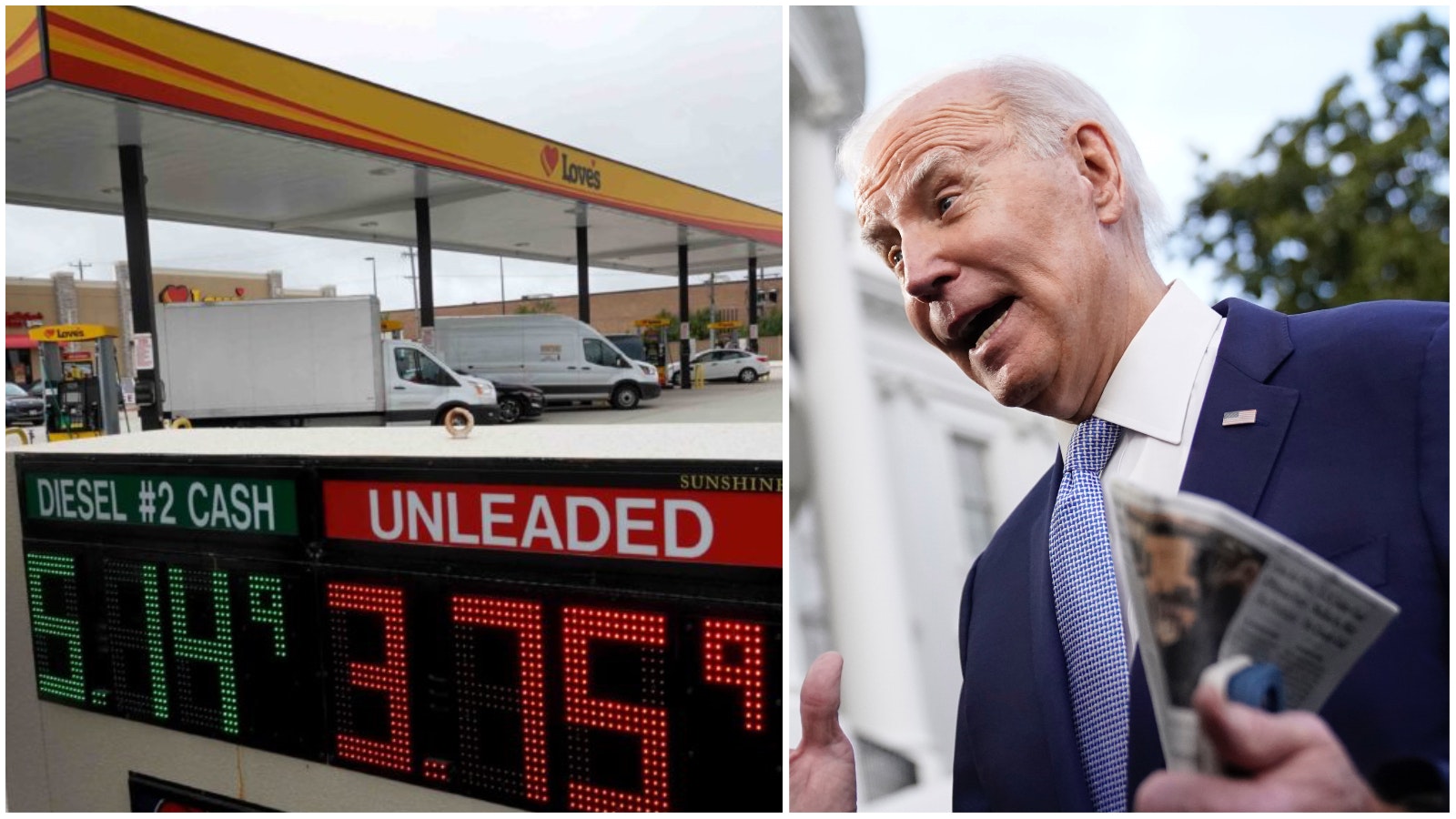 Gas prices and biden 2 24 23