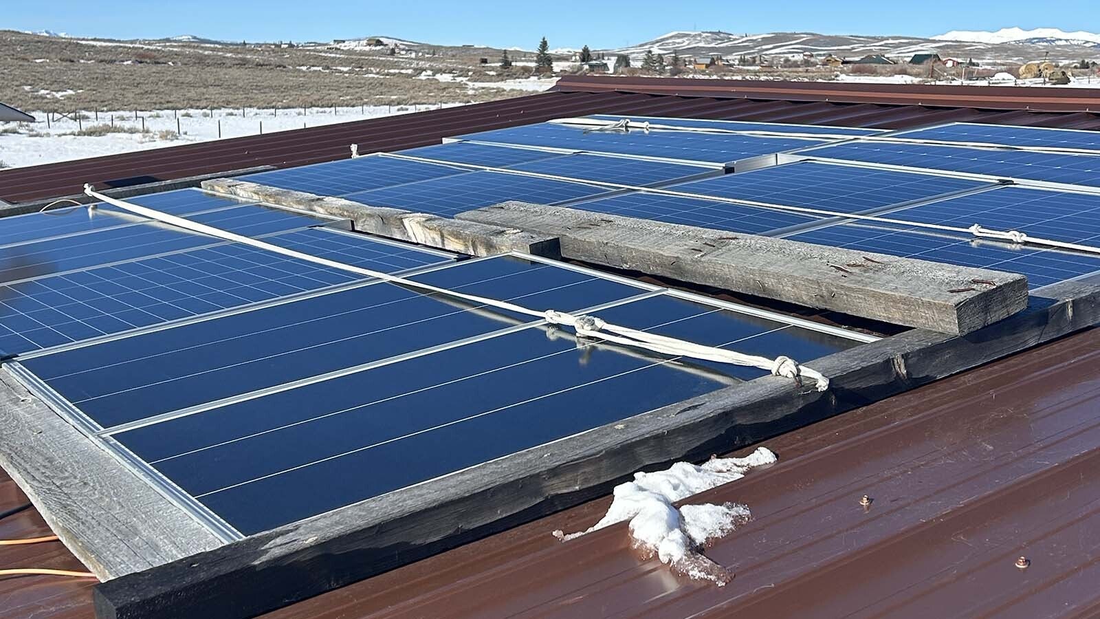Sublette County resident John Thompson powers his home through rooftop solar panels.