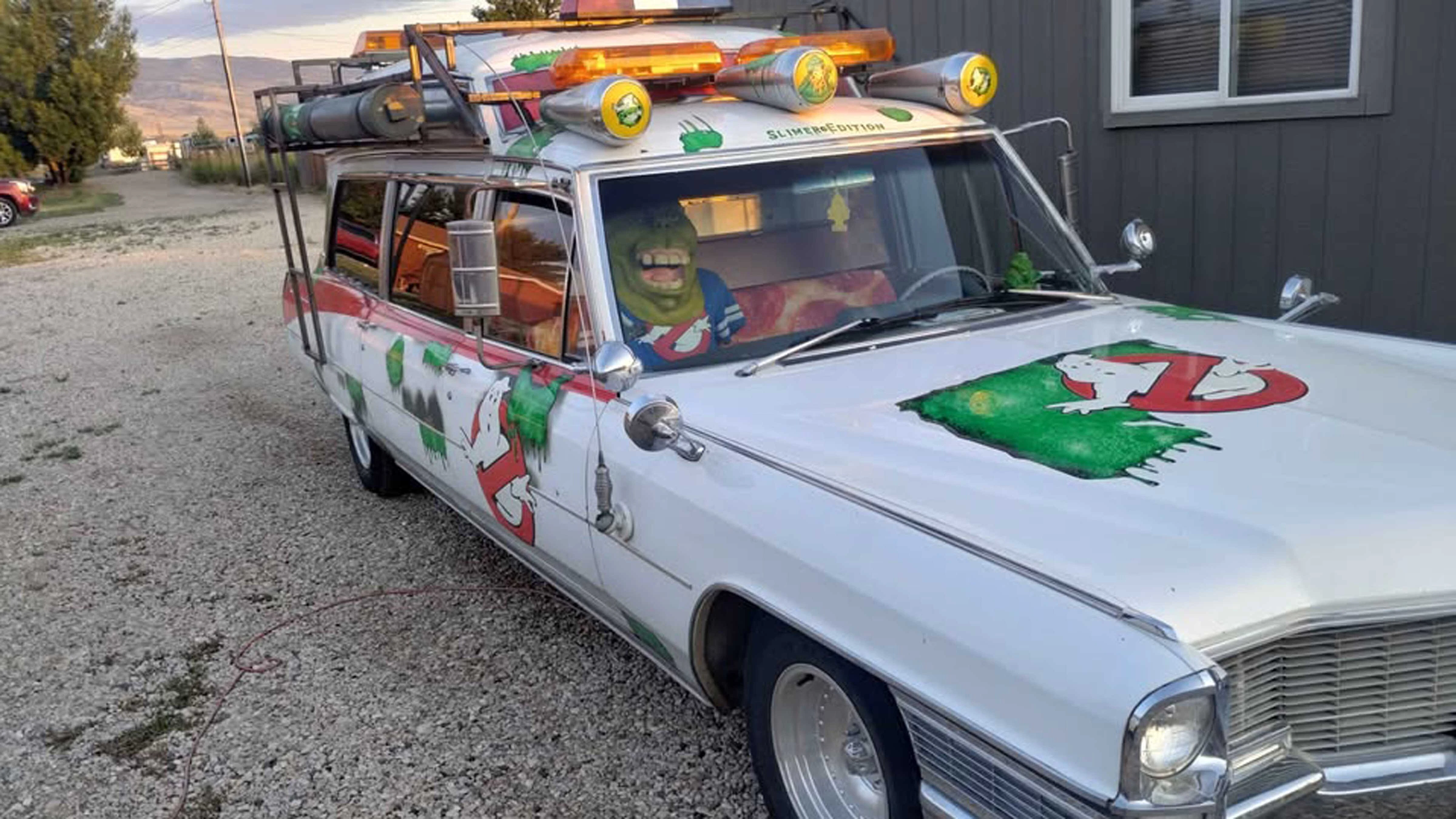A family from Cody is selling their 1965 Ghostbusters Cadillac. The vehicle used to promote a defunct pizza chain in the Bighorn Basin and now the Ecto-1 is looking for a Ghostbusters fanatic who wants the road-legal vehicle for paranormal elimination.