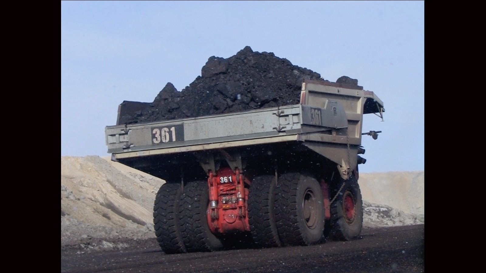 Giant coal truck