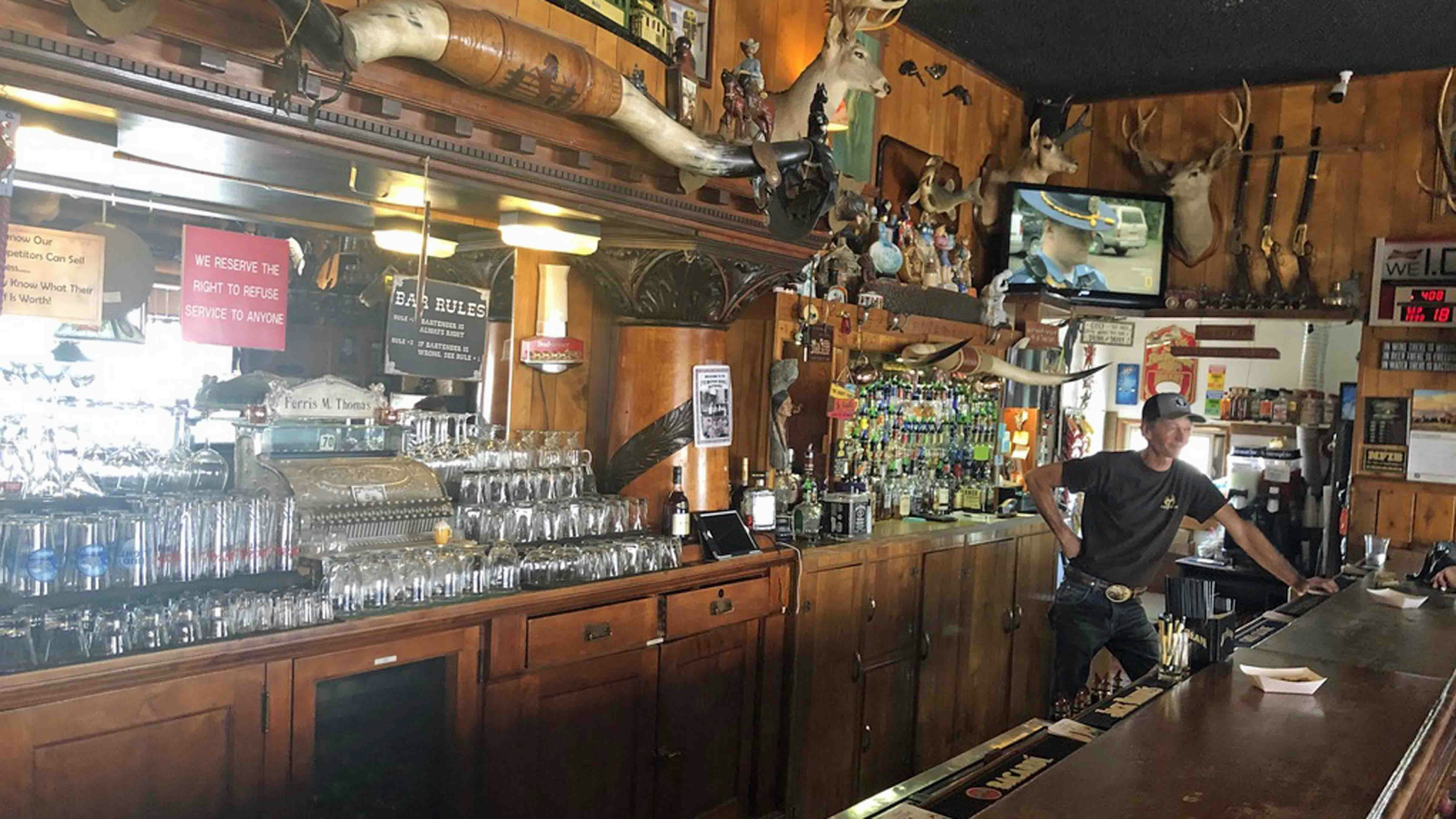 Bar in Glendo, Wyoming