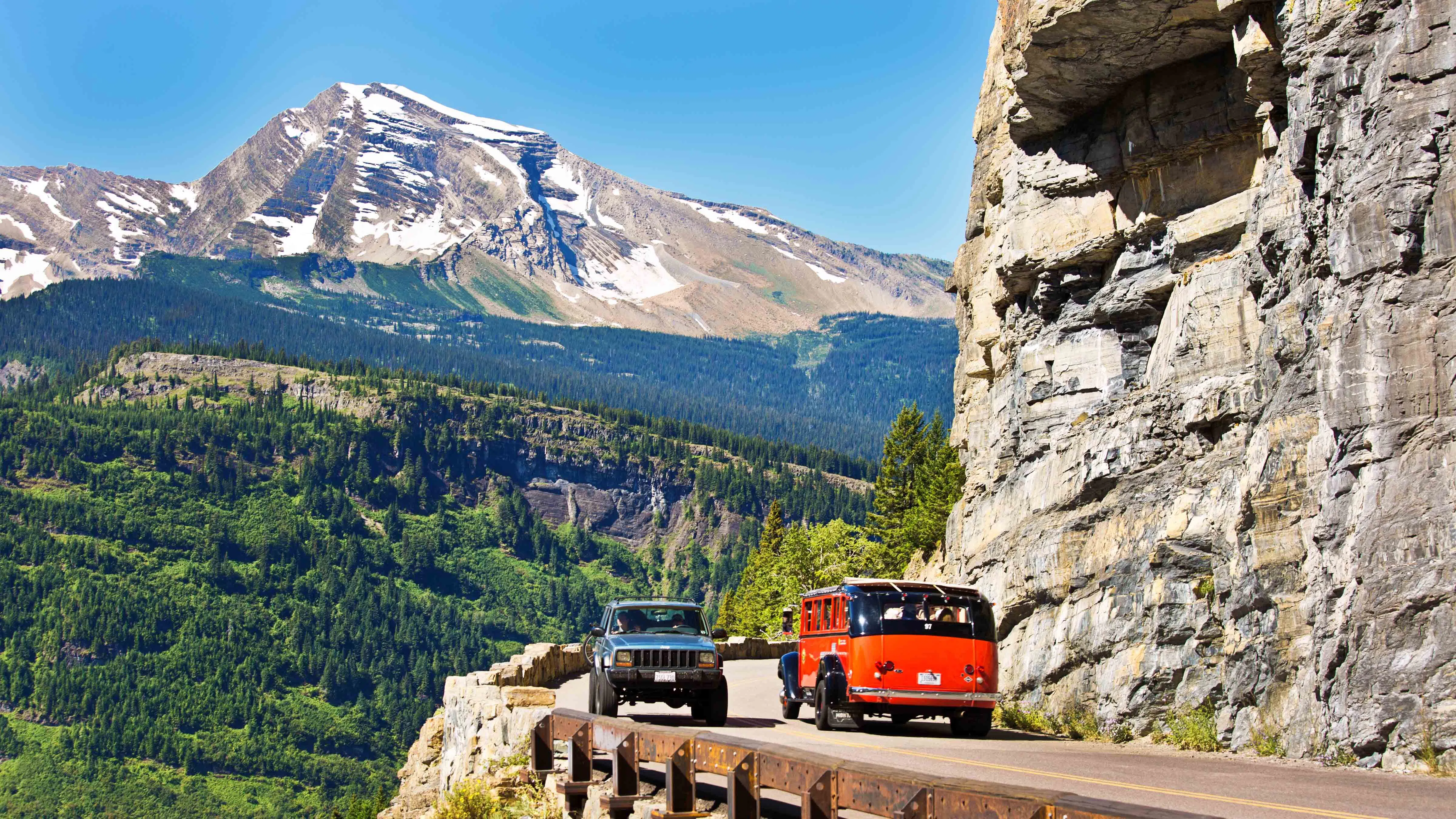 The Going-to-the-Sun Road in Montana’s Glacier National Park, which opened for the summer Monday, is considered by many to be the most beautiful road in America.