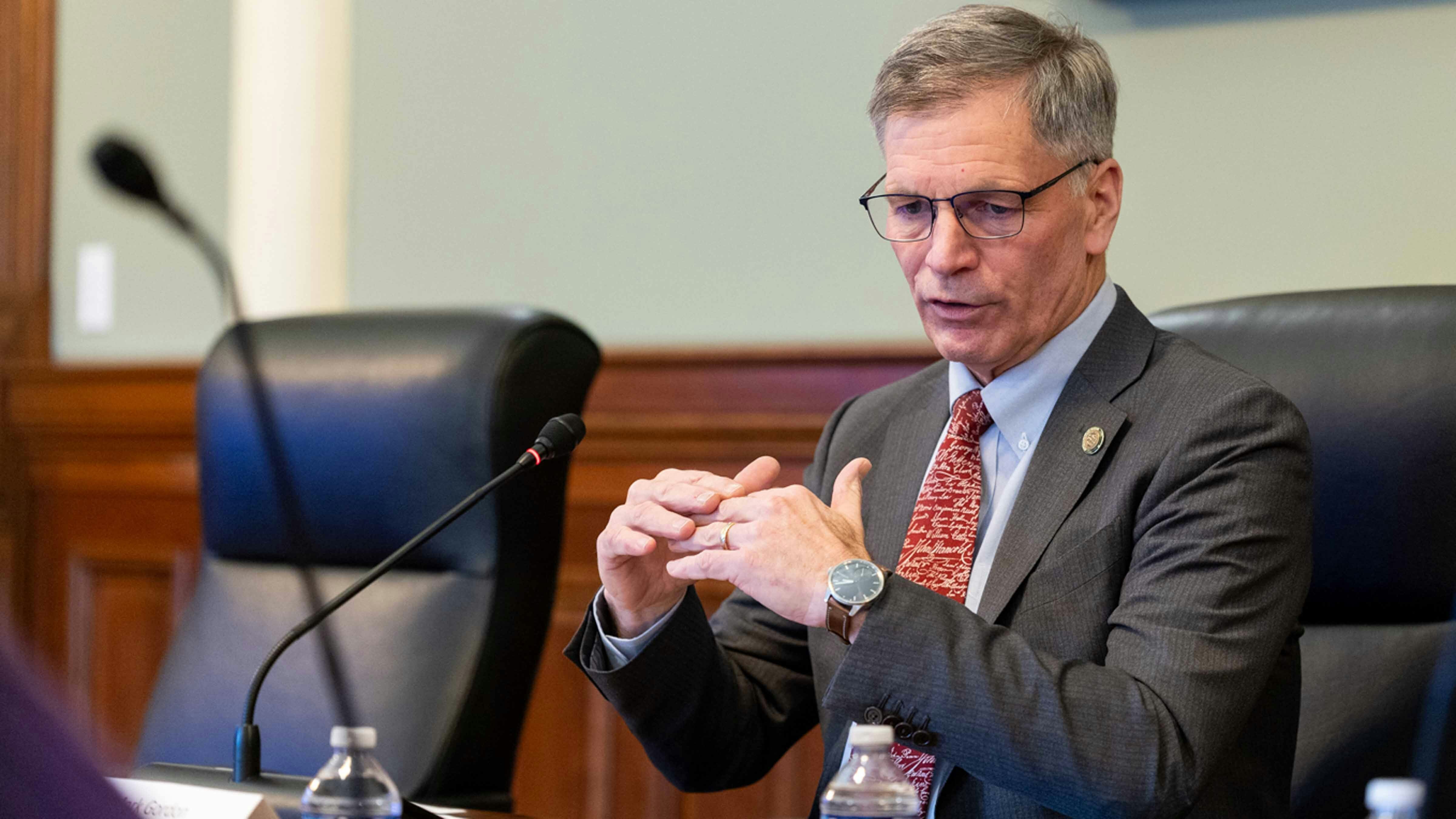 At a press conference Tuesday, Gov. Mark Gordon said it was refreshing to see so many bills die. He said he sees that as a sign that lawmakers are respecting their higher priority of passing a two-year state budget - and doing so within about 20 days.