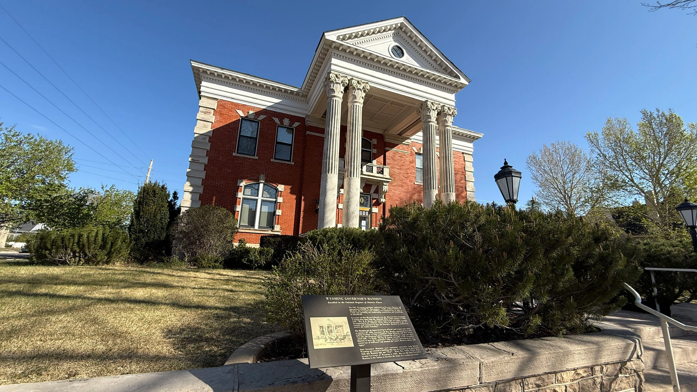 The historic Wyoming Governor's Mansion at 300 E. 21st St. in Cheyenne.