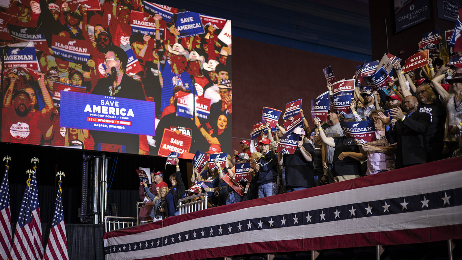 Hageman at trump rally 11 7 22