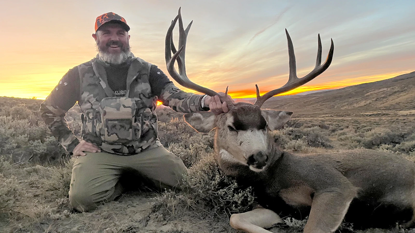 Ryan Hansen got this mule deer buck during a 2025 hunt in southwest Wyoming. Hunters might have to work hard for bucks this year, according to Game and Fish.