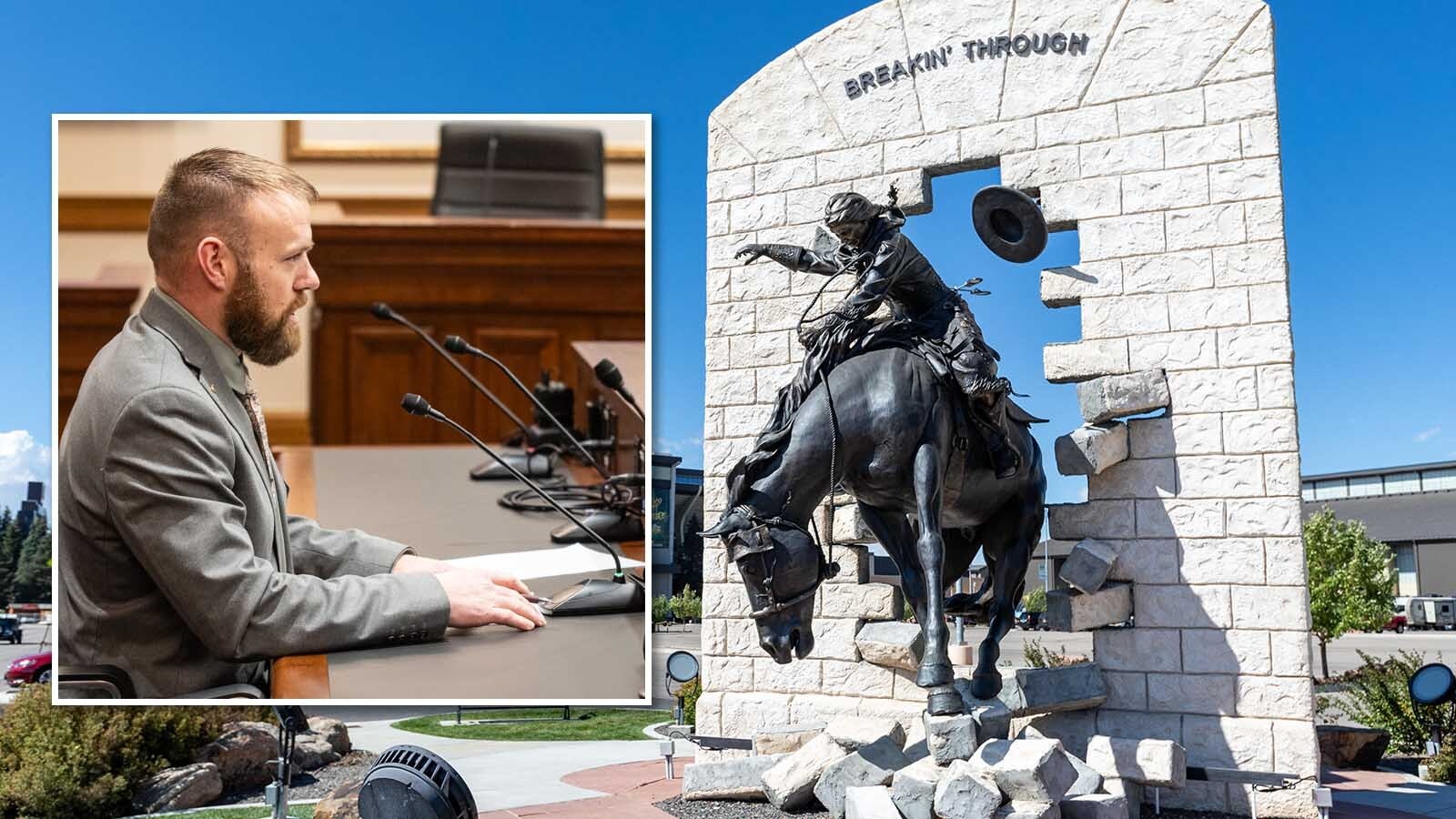 A Wyoming Senate committee forwarded a trio of gun bills, including one sponsored by Rep. Jeremy Haroldson, R-Wheatland, that would allow freshmen to carry concealed weapons on campus at the University of Wyoming while upperclassmen would no longer need permits.