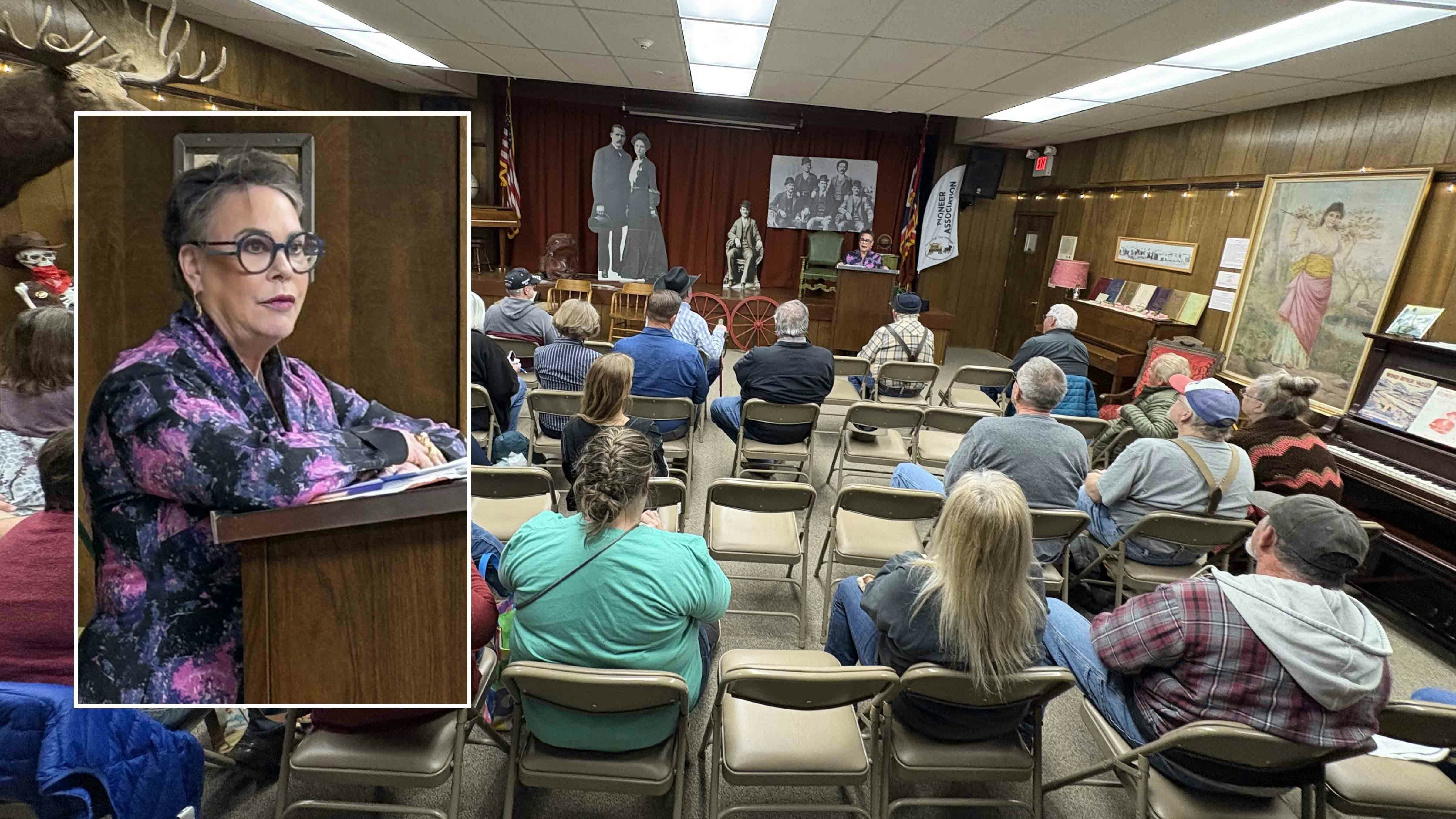 Voices were raised and things got heated at Rep. Harriet Hageman's townhall in Thermopolis on Thursday with the topics of immigration enforcement causing most of the drama.