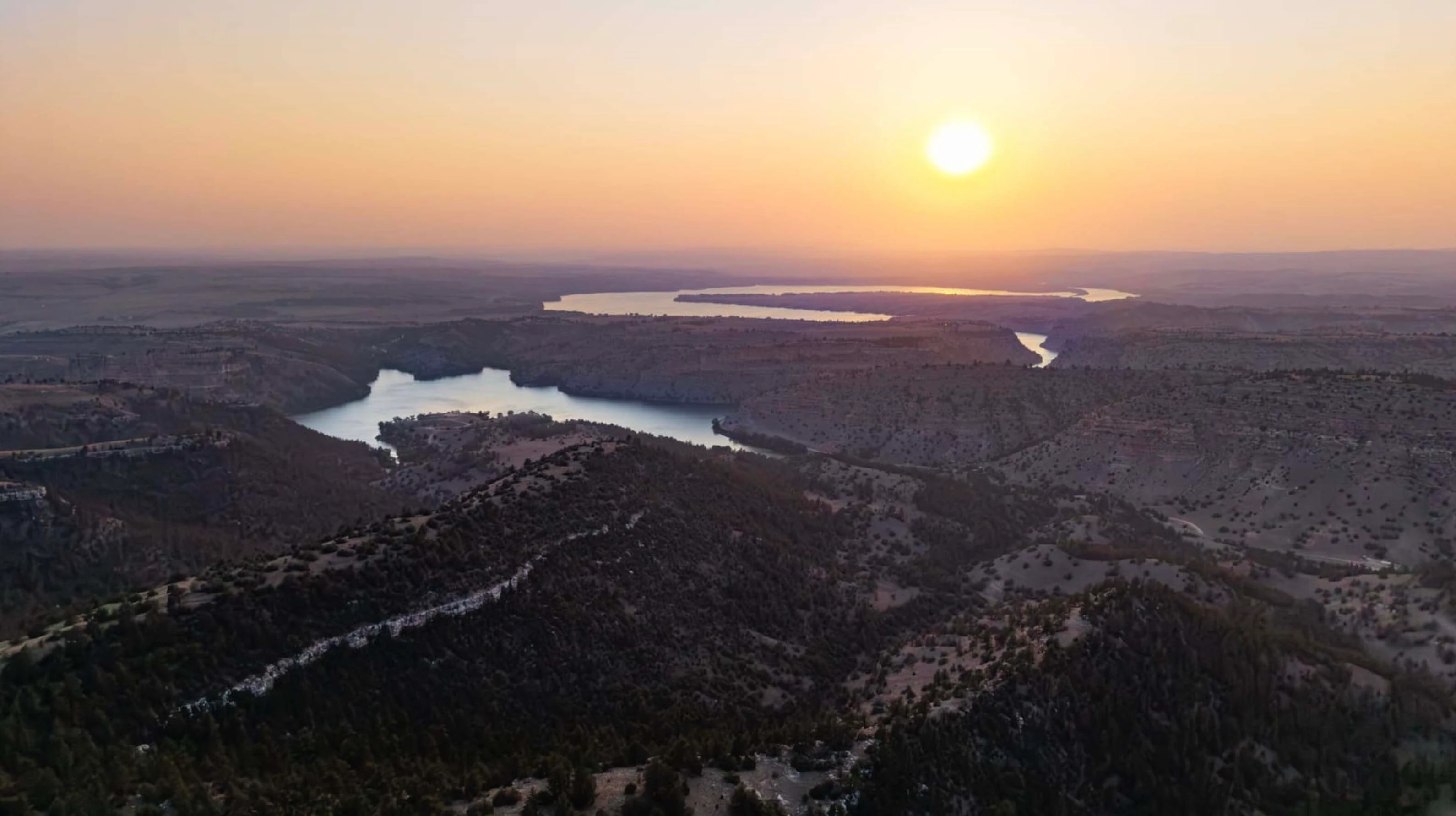 Cedar Lights Retreat is a three-story, five-bedroom, four-bath almost-mansion tucked into 446 private acres bordering Guernsey State Park. The property, which comes with three of Wyoming’s top-rated Airbnbs (including two geodesic domes), is on the market for $3.499 million.