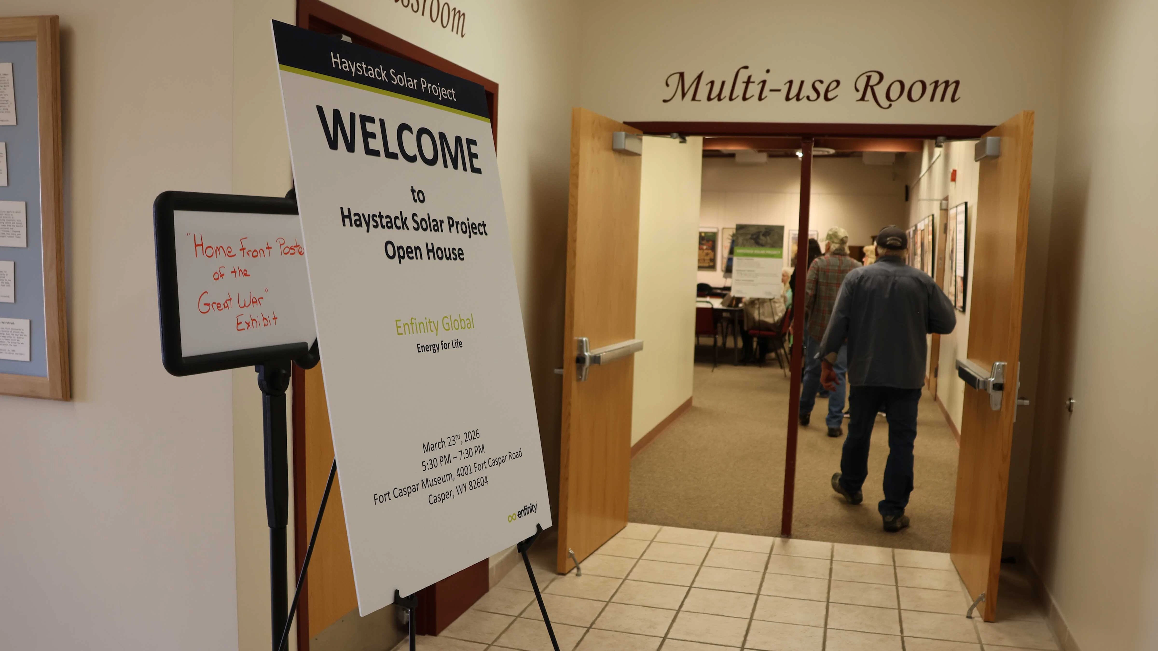 About 40 residents drove to Casper from the Natrona area on Monday evening to share their thoughts on the Haystack Solar Project.