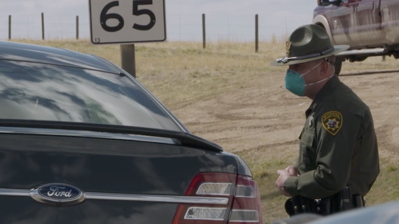 Highway patrol pull over