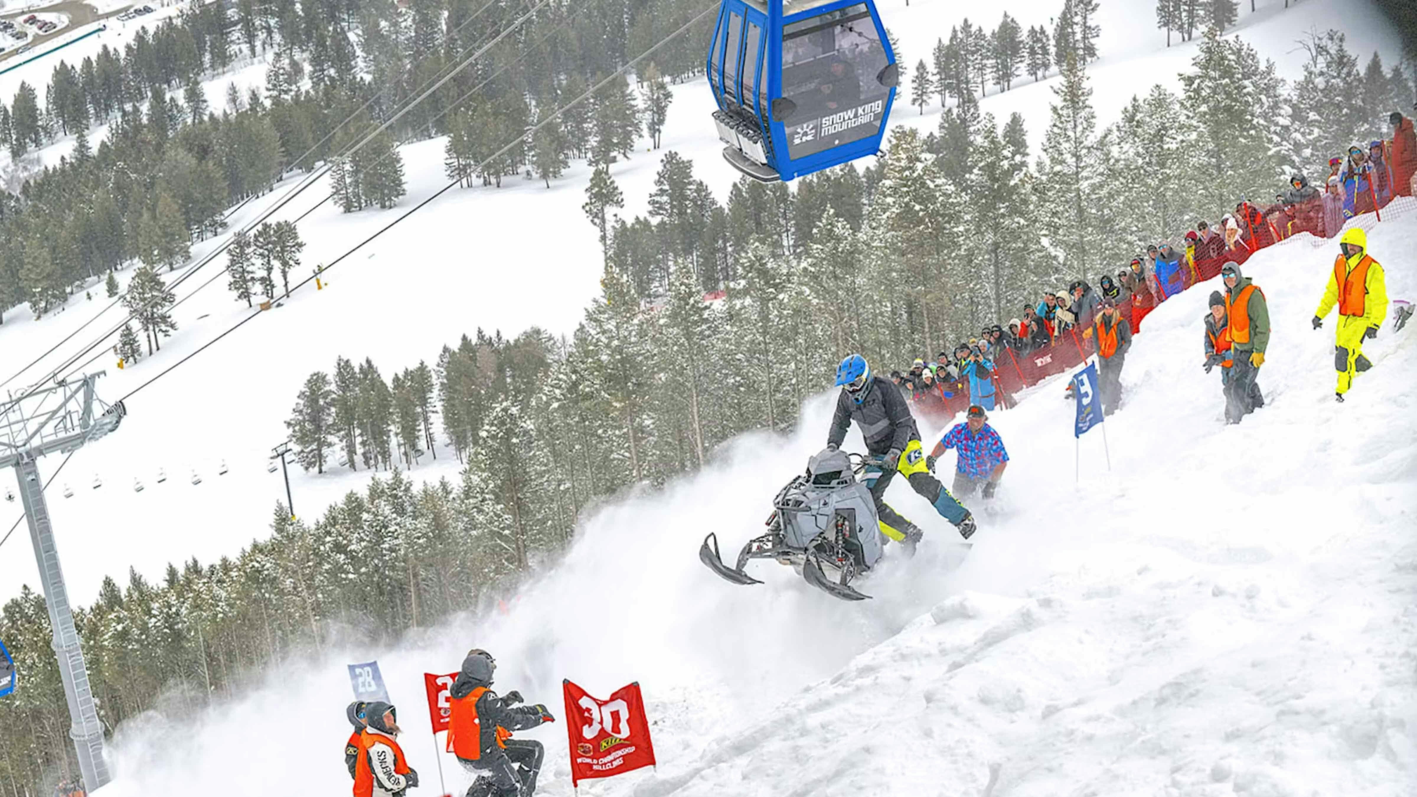 The World Championship Snowmobile Hill Climb in Jackson Hole has been canceled because of a lack of snow for just the third time in its 50-plus-year history. “Despite our best efforts, the snow conditions simply do not allow” for it, the organizer said.