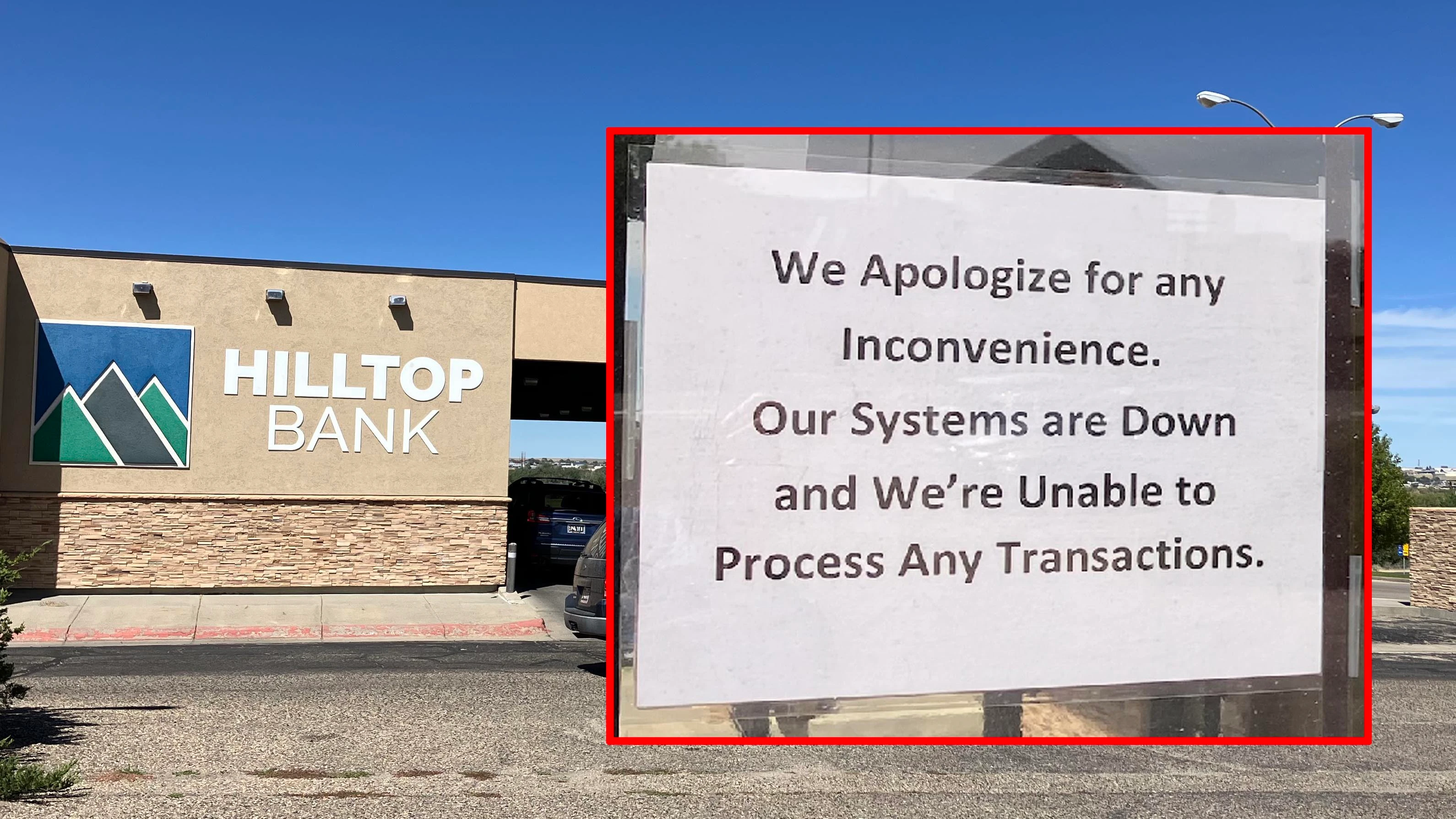 Hilltop Bank shut down all branches and offices Wednesday after experiencing a "cybersecurity incident" and then disconnected itself from the internet to contain the issue.