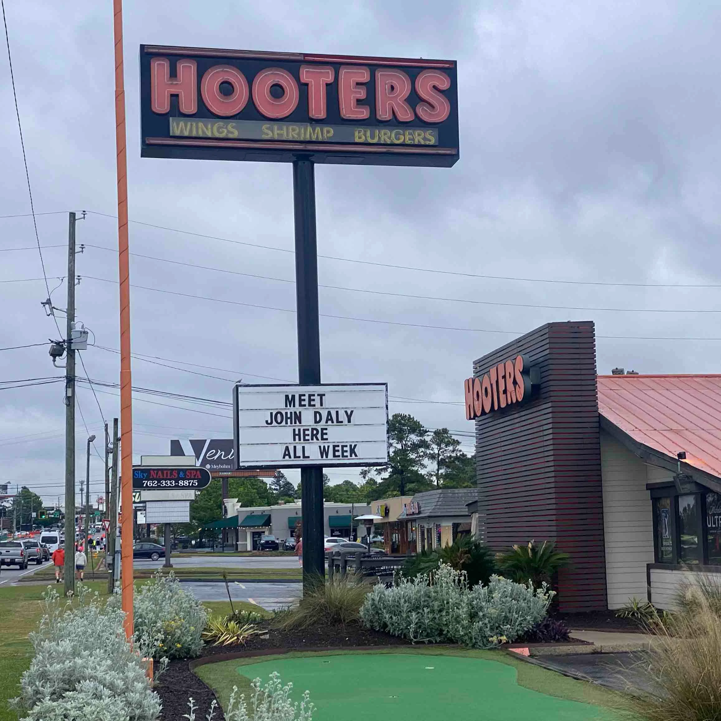 One piece of Augusta, Rob Wallace said, is now gone for good. A Hooters restaurant where the wild-living golfer John Daly used to post up during tournament week, signing autographs and selling merch out of the parking lot, was torn down last summer.