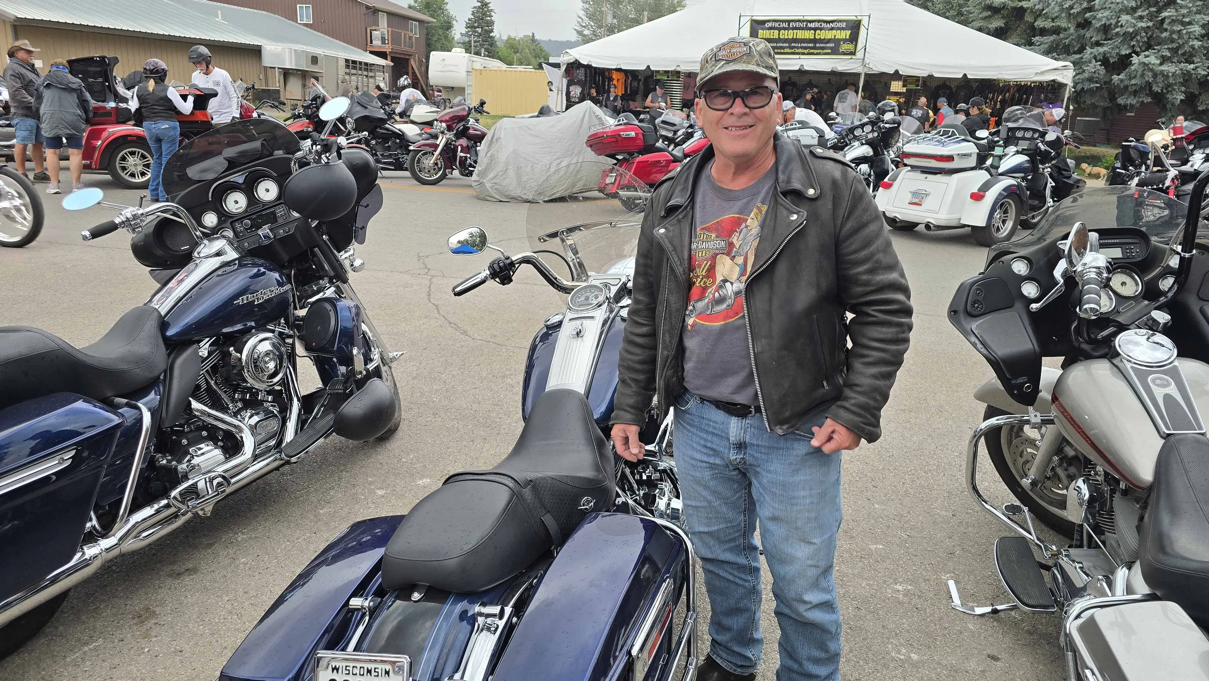 Roy Griebler, Wisconsin, has been coming to Hulett's Ham and Jam since the 1980s. He remembers when it was a. bit wilder, but it's still a fun time.