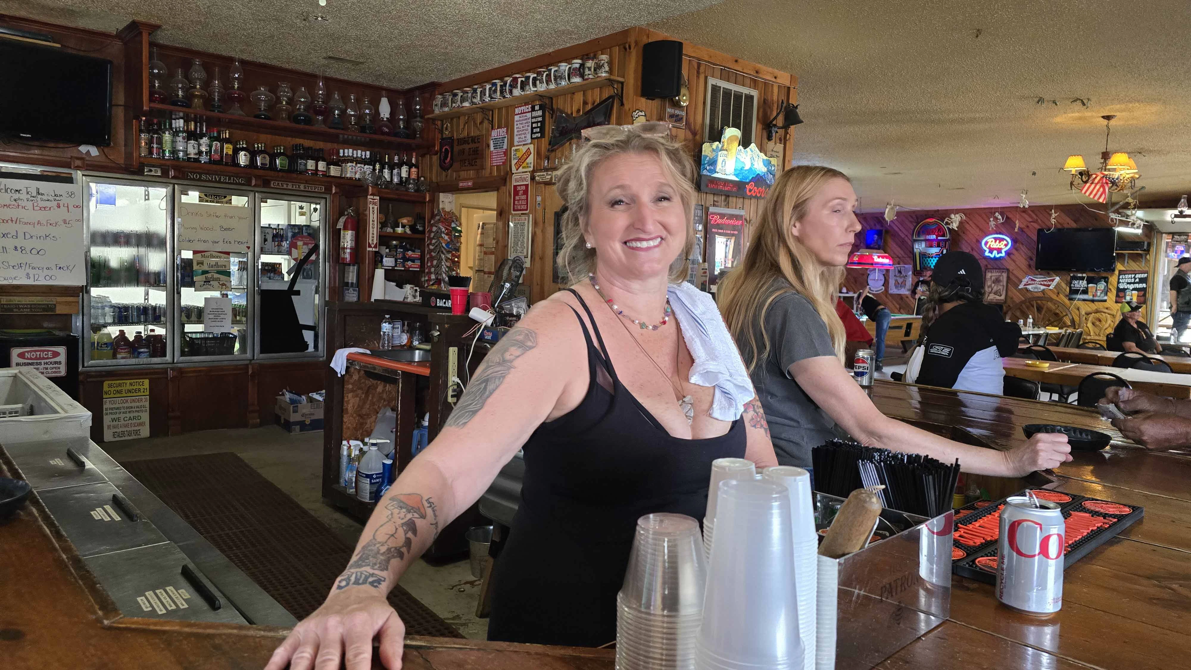 Kelly Maher-Wolfensperger has a few rules during rally week — no mincing, muddling or blending. To get ready for Ham and Jam and the Sturgis Rally week, she stocks up on ibuprofen, DripDrop and coffee.