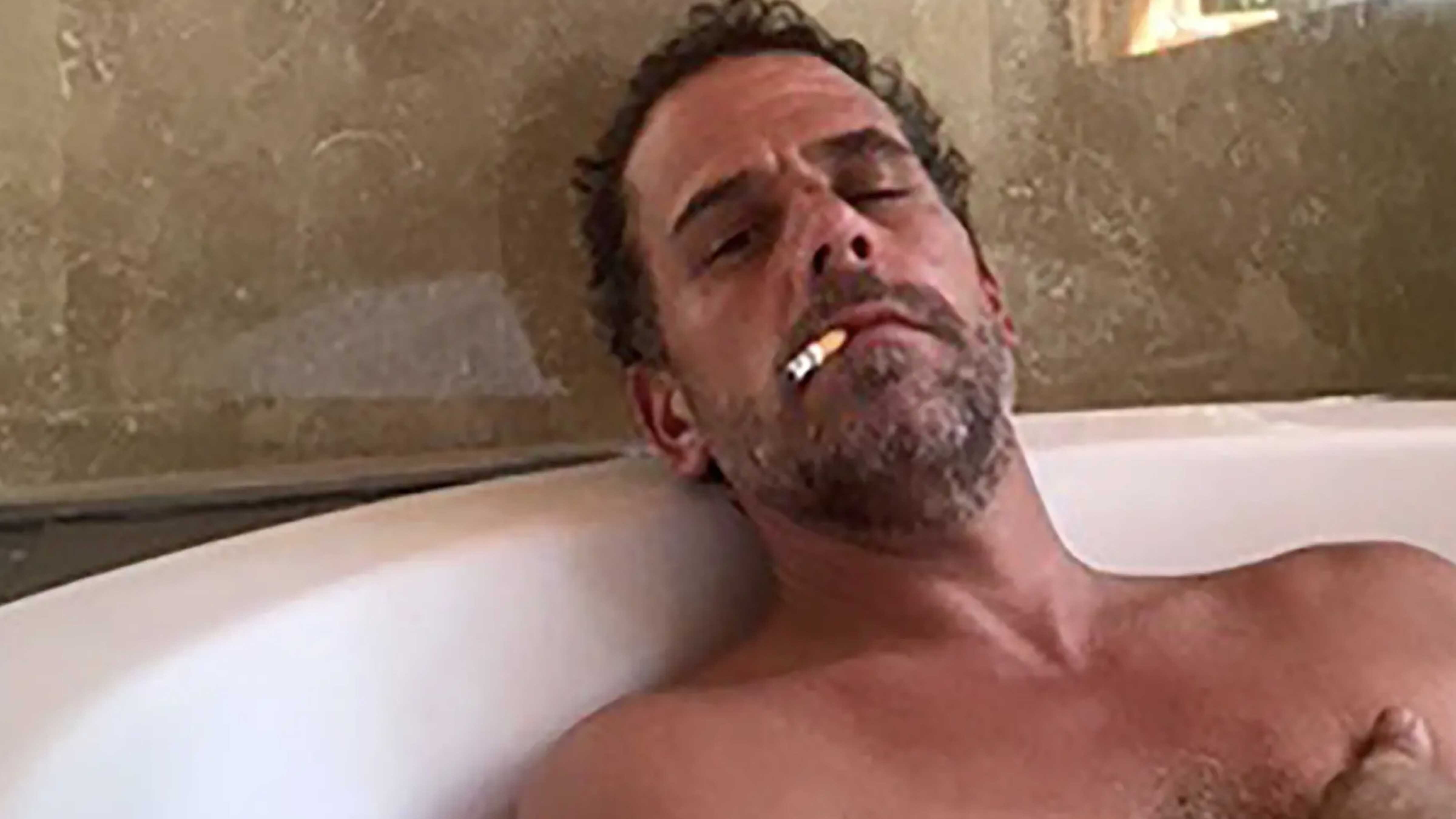 Hunter biden bathtub