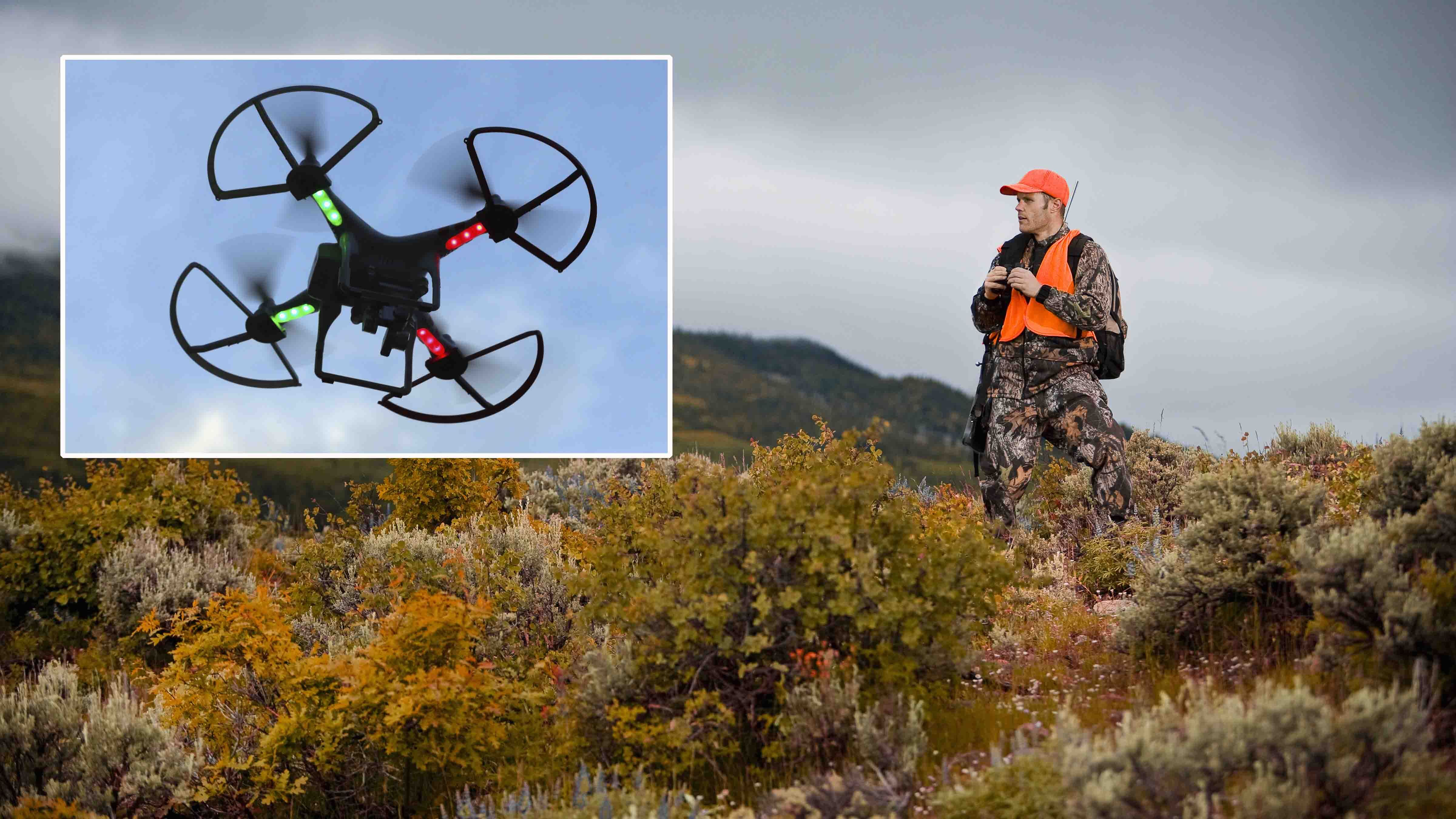 Some states are now allowing hunters to use drones for locating animals, and others are considering it. That doesn't sit well with Buffalo's Mark Jones, a national director for Gun Owners of America. "Technology is ruining what hunting was meant to be," he said.