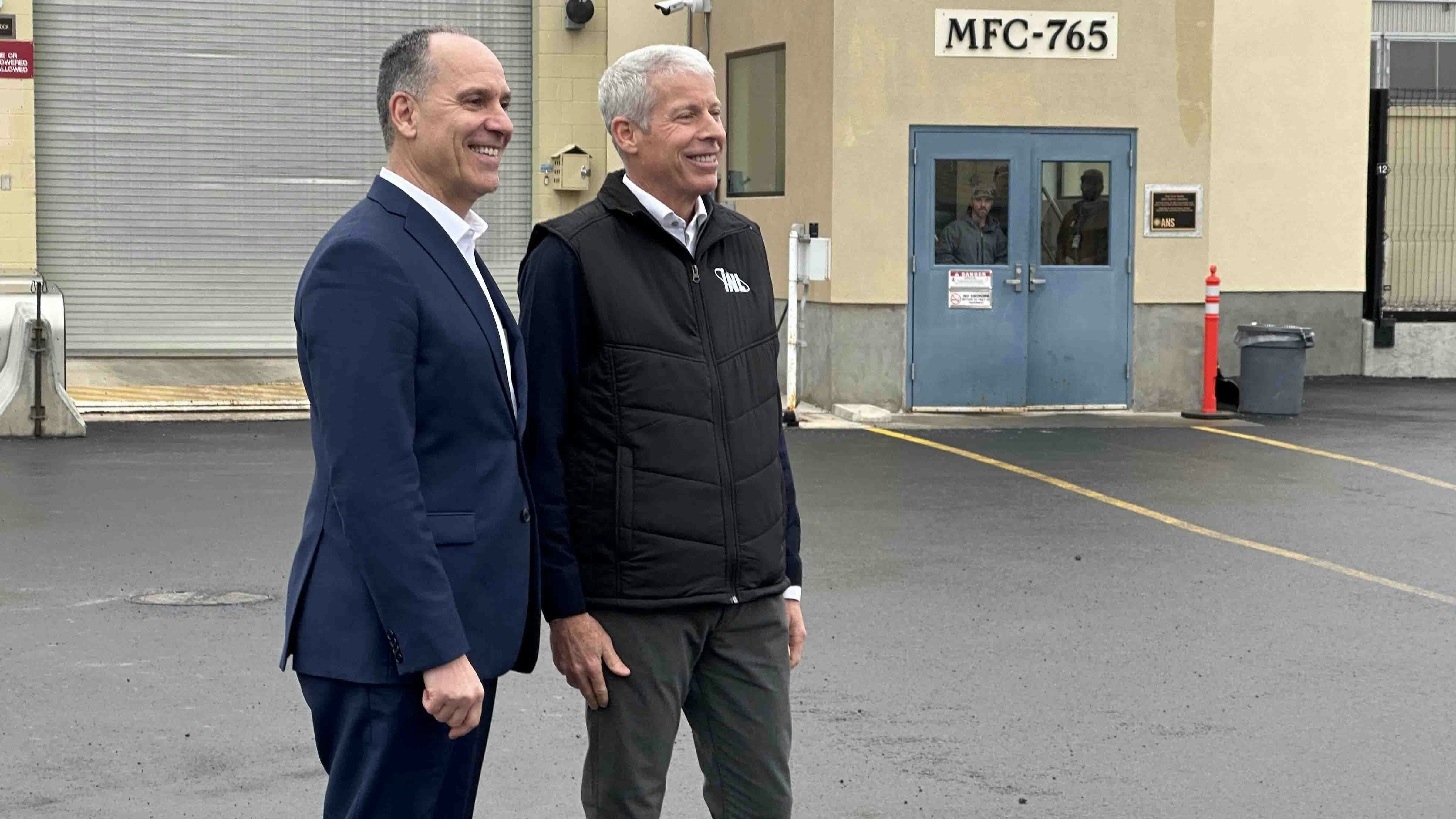 INL Director John Wagner and Energy Secretary Chris Wright.