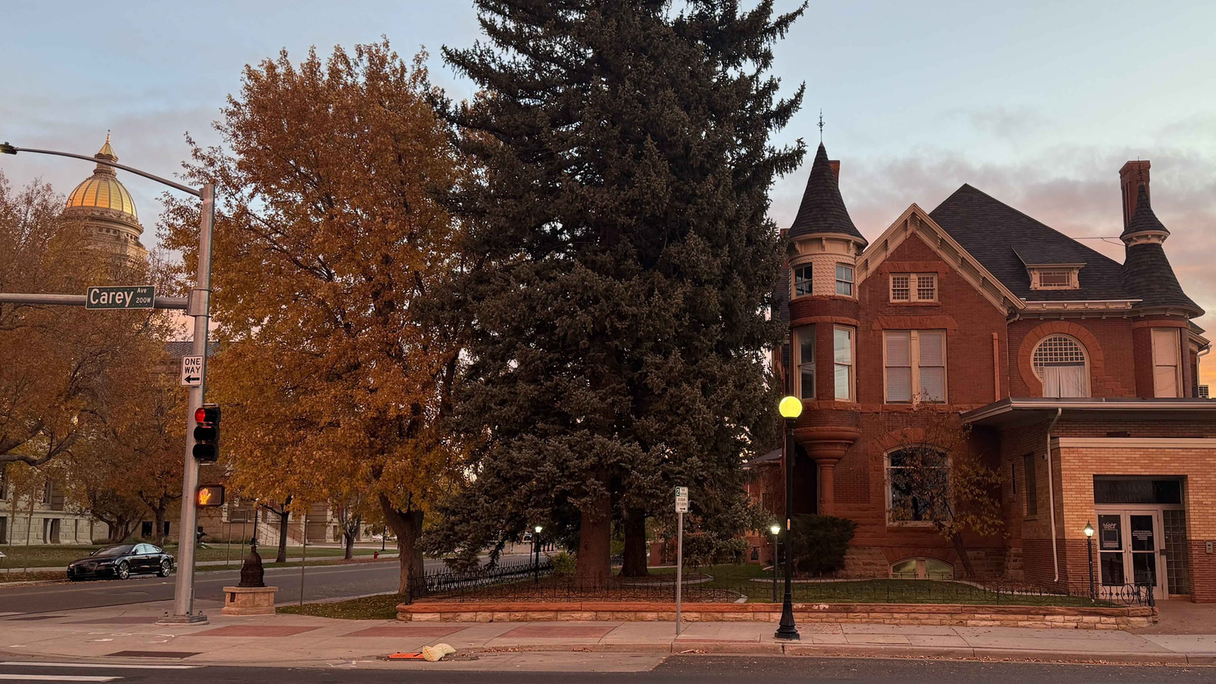 The Idelman Mansion across the street from the Wyoming State Capitol