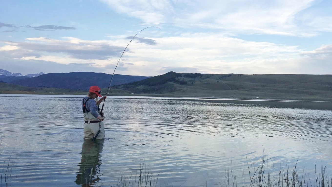 Soda Lake, just north of Pinedale, was once a world-class brown and brook trout fishery. The fishing has tanked so badly there over the past few years, many locals don’t even bother going there anymore.