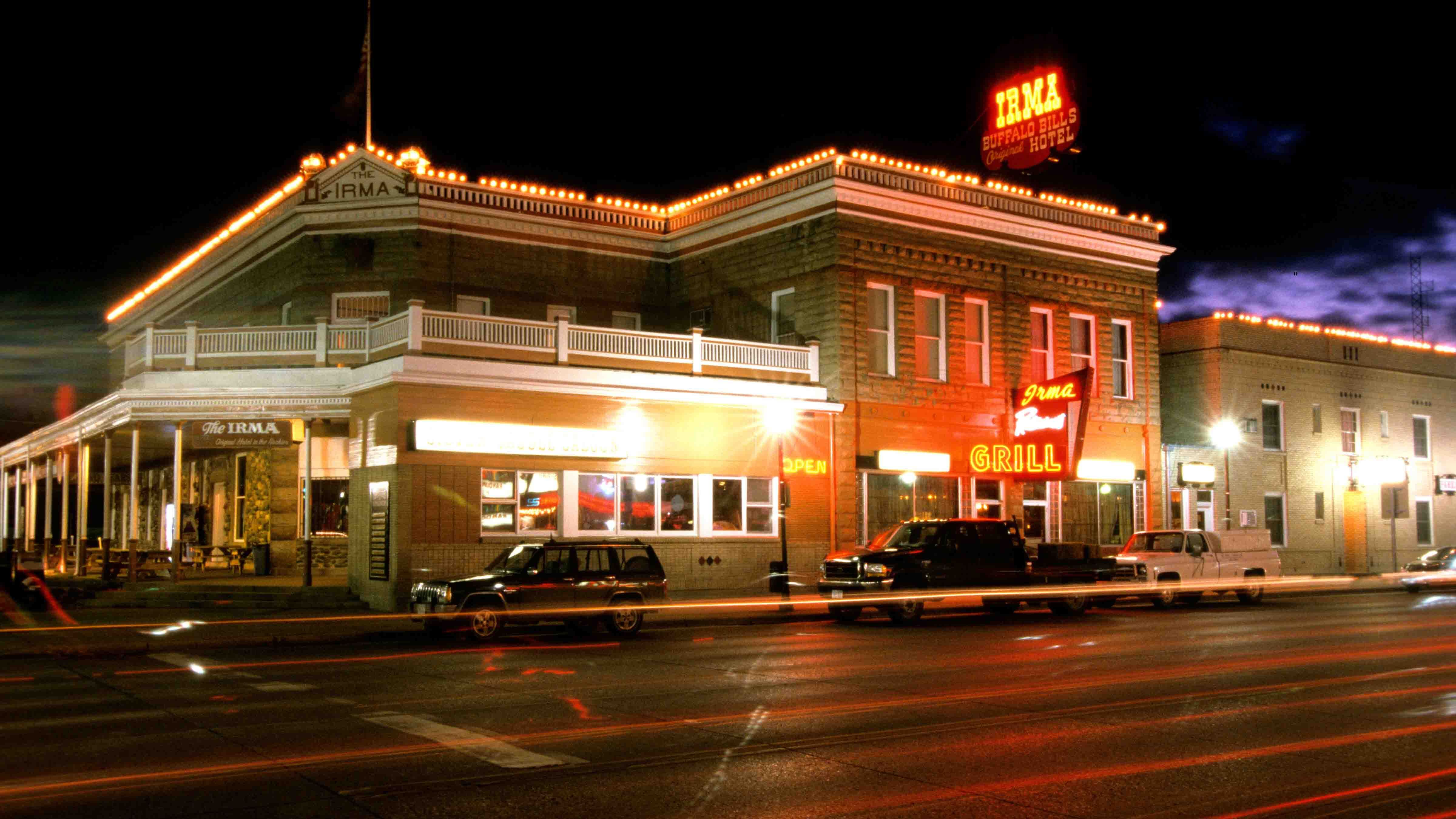 The Historic Irma hotel was built in 1902 and has retained much of its original structure, including the stone work. These rooms are believed to have been so comfortable, that some guests have never left.