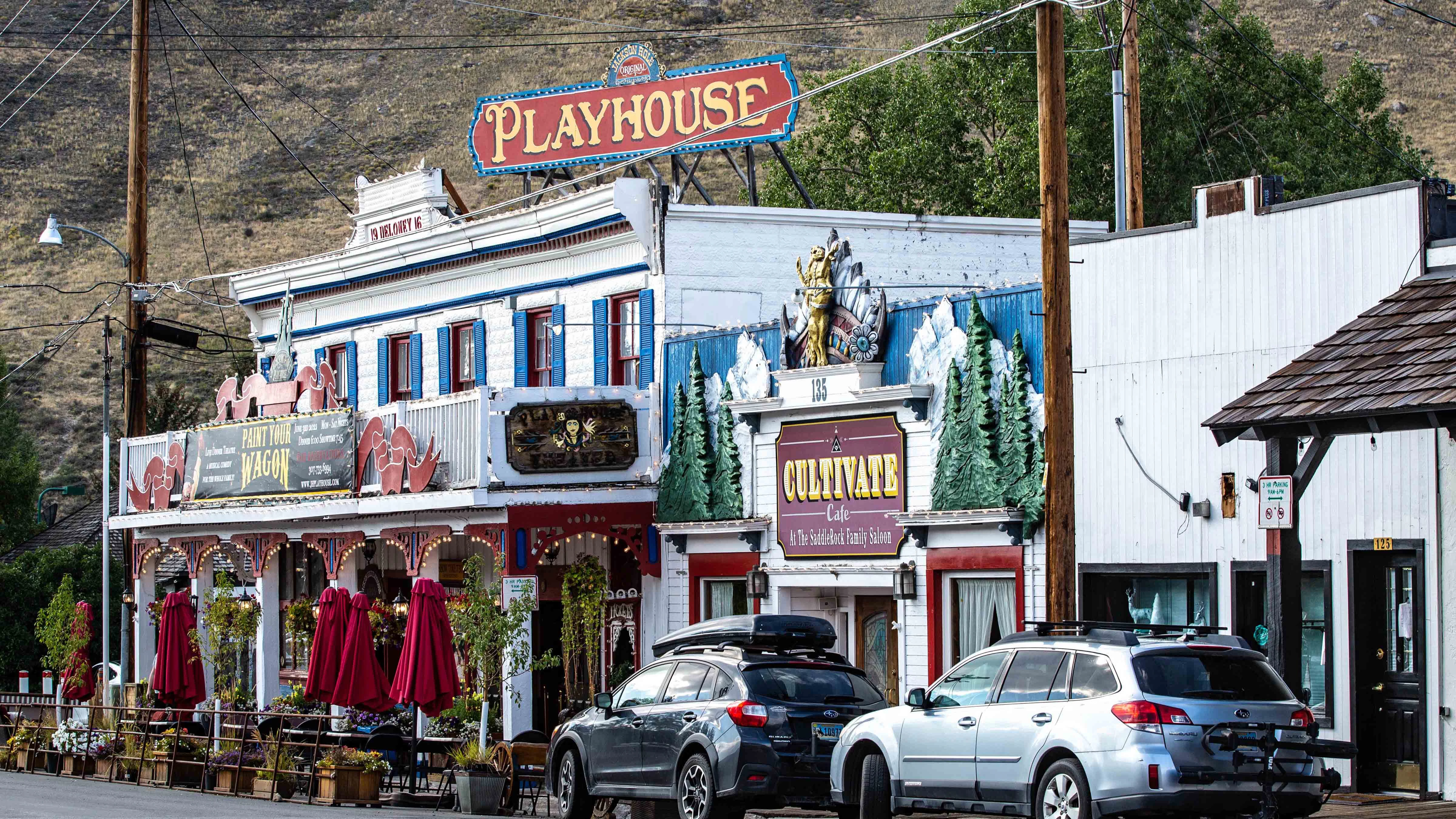 The Jackson Playhouse is located in downtown Jackson, Wyoming. Located at the gateways to Yellowstone and Grand Teton National Parks, Jackson (aka Jackson Hole) is an outdoor western destination for millions of vacationers each year that includes winter snow skiing at three resorts and summer rafting on the Snake River and Flat Creek.