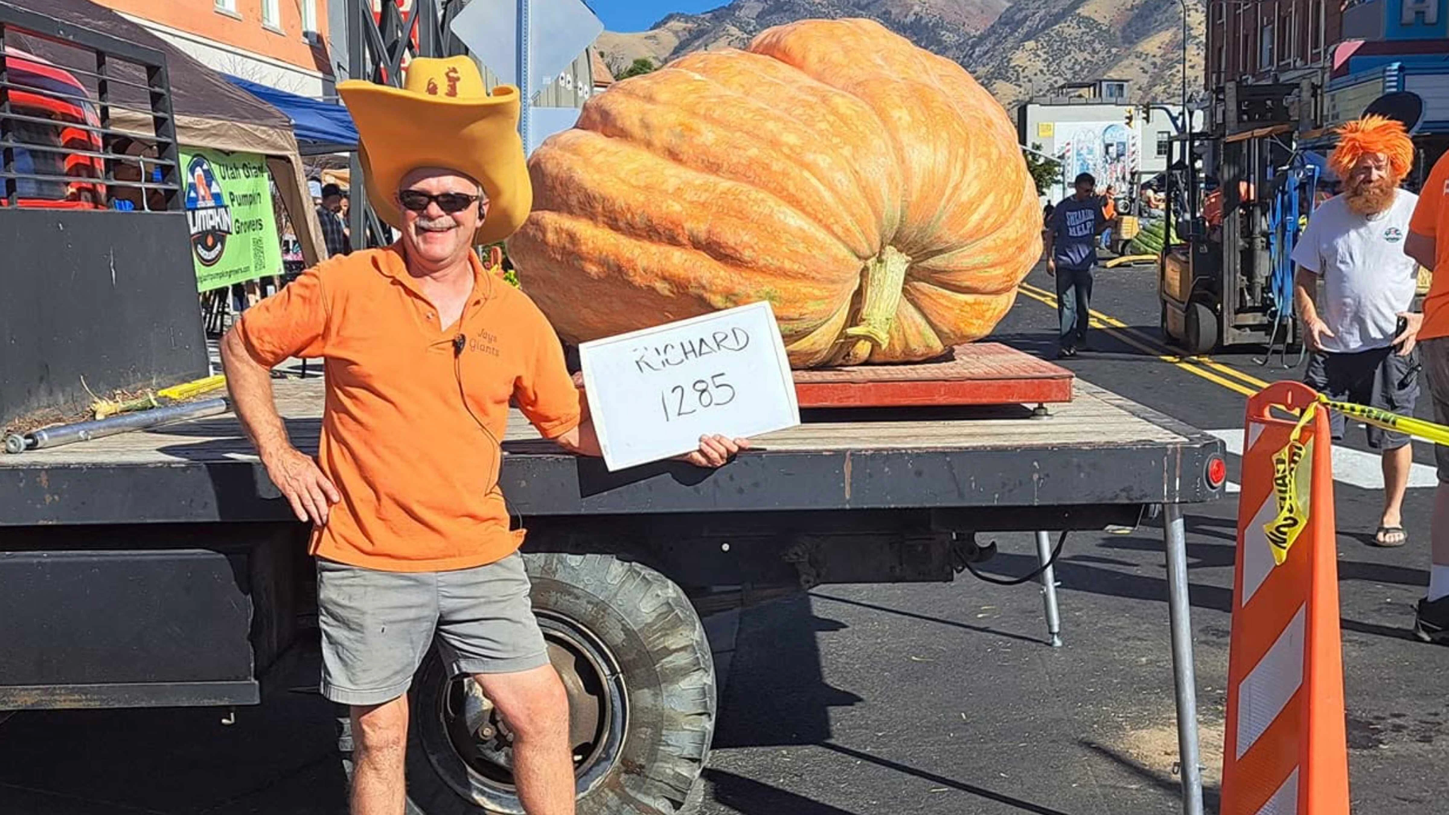 Jay Richard winning a 2024 pumpkin event in Utah