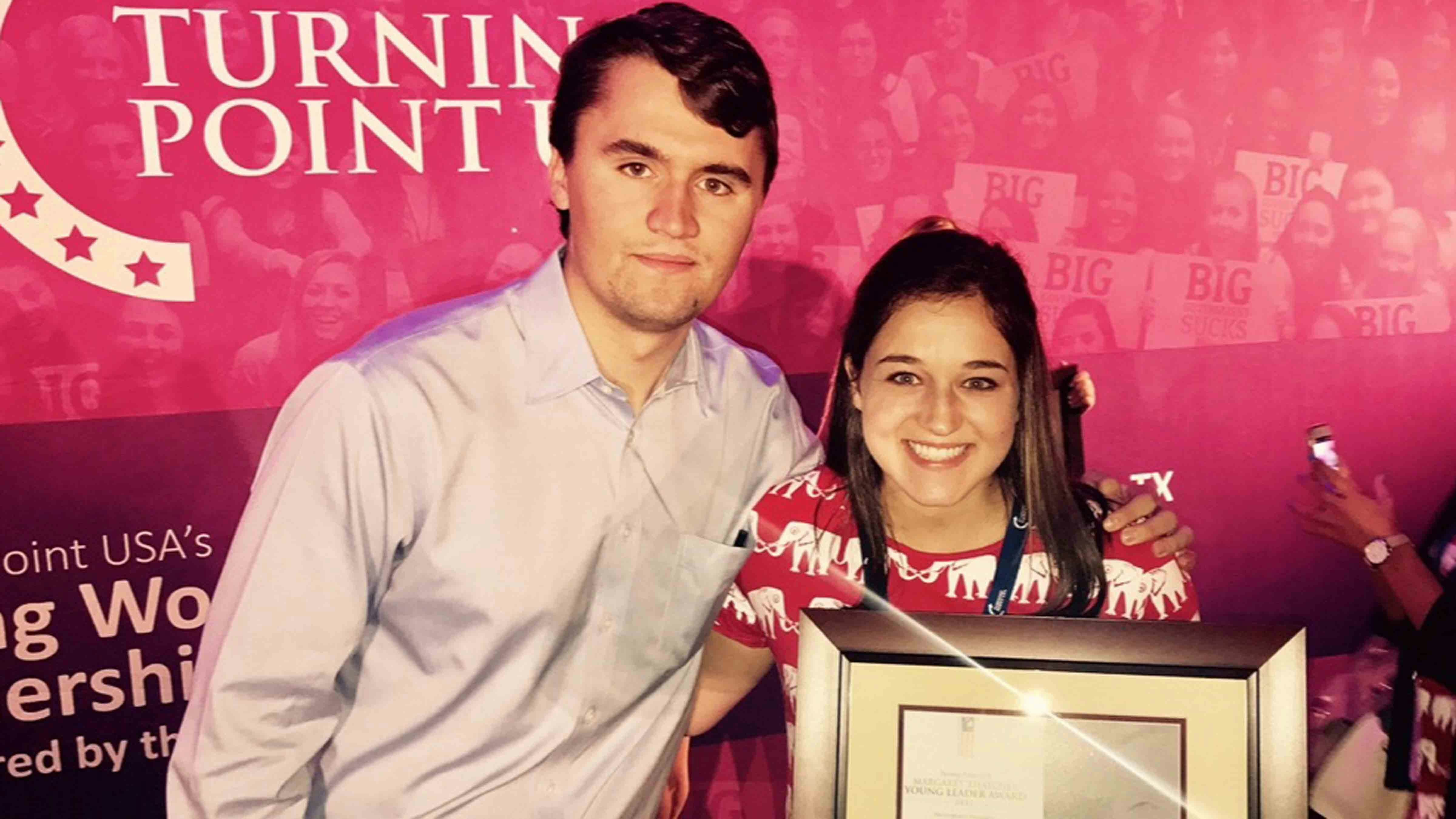 Charlie Kirk and Jessie Rubino, Wyoming State Director for the State Freedom Caucus network