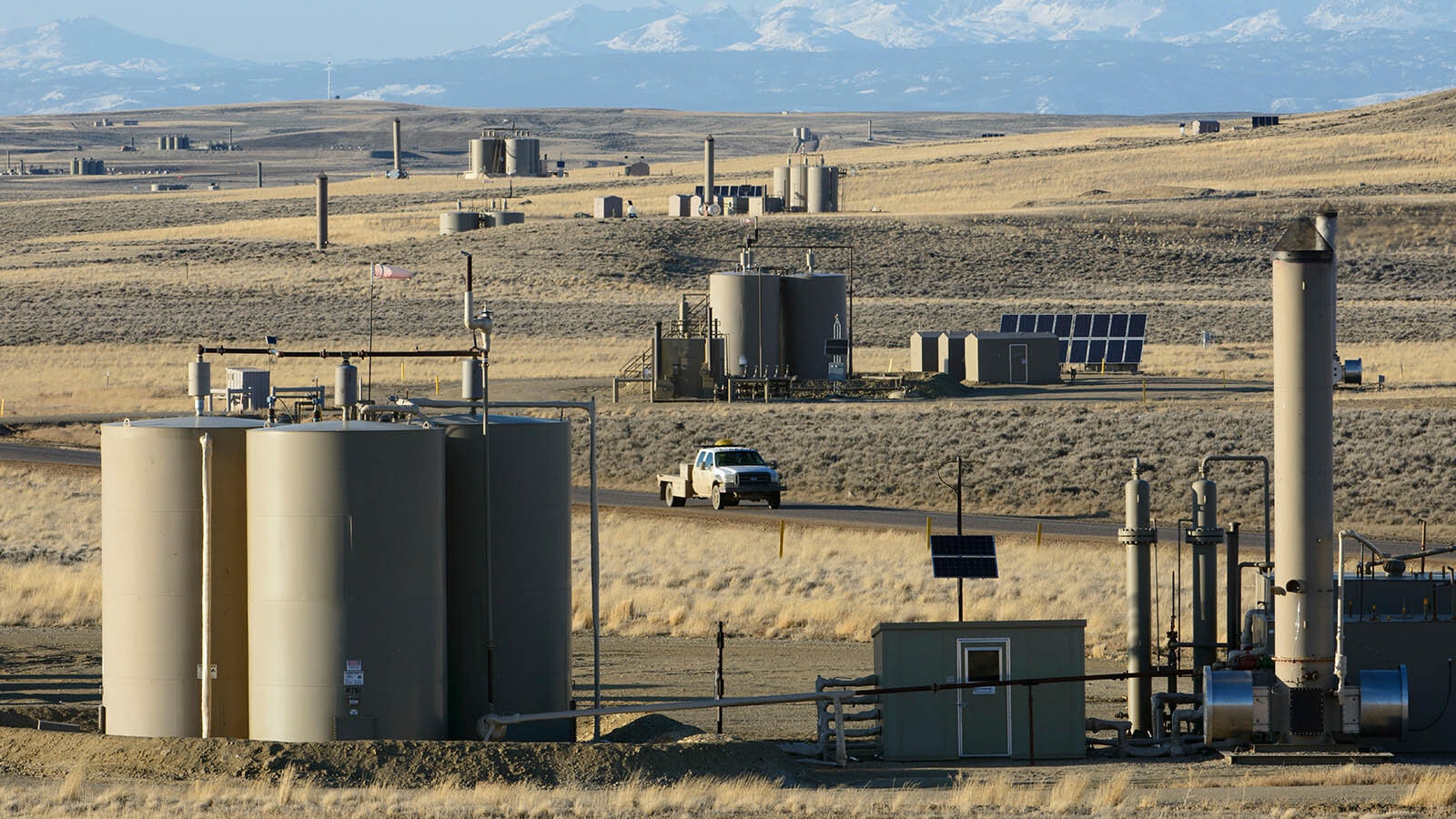 The Jonah natural gas field south of Pinedale in a file photo.