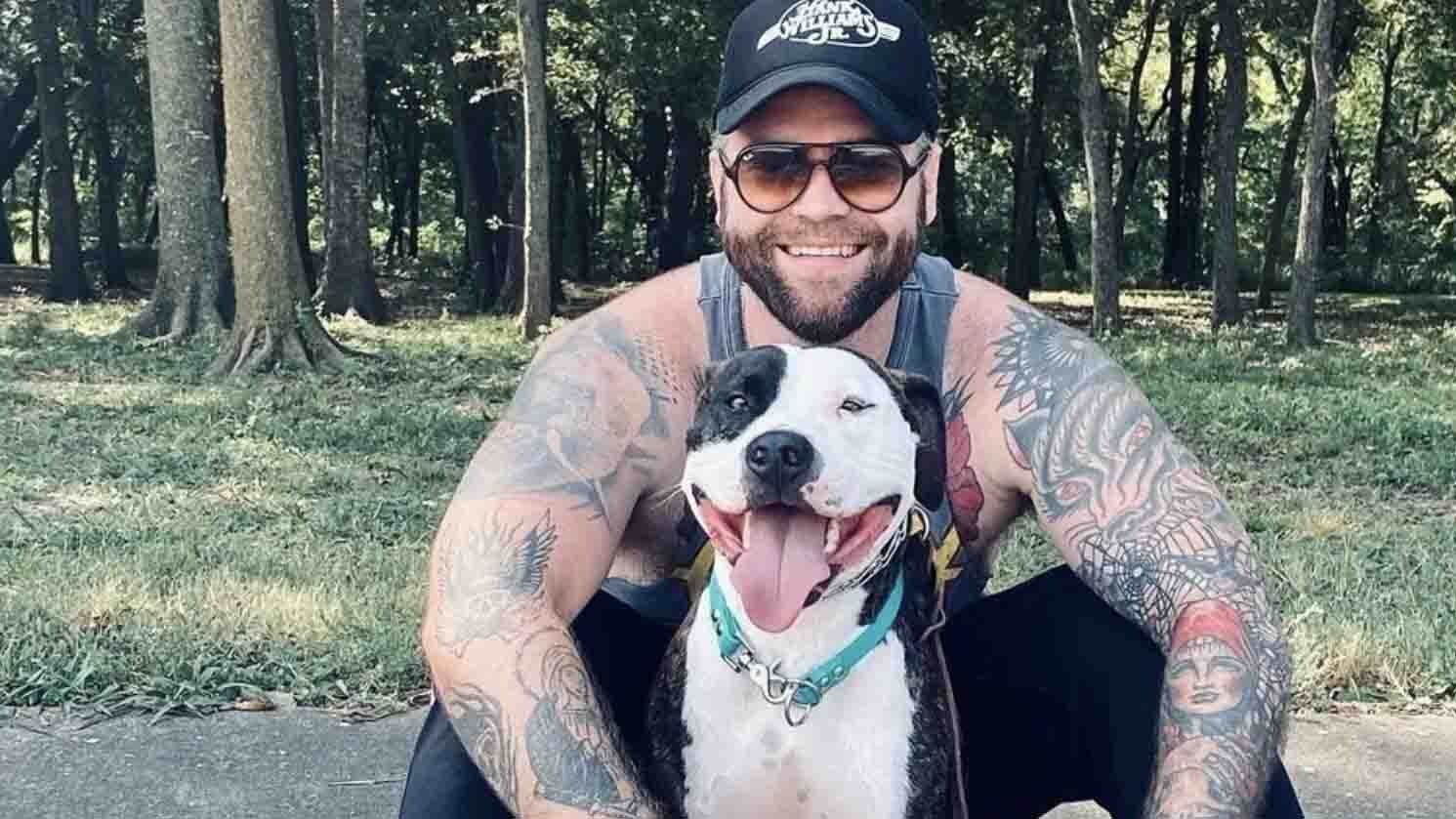 World renowned dog trainer Jonas Black of Austin, Texas