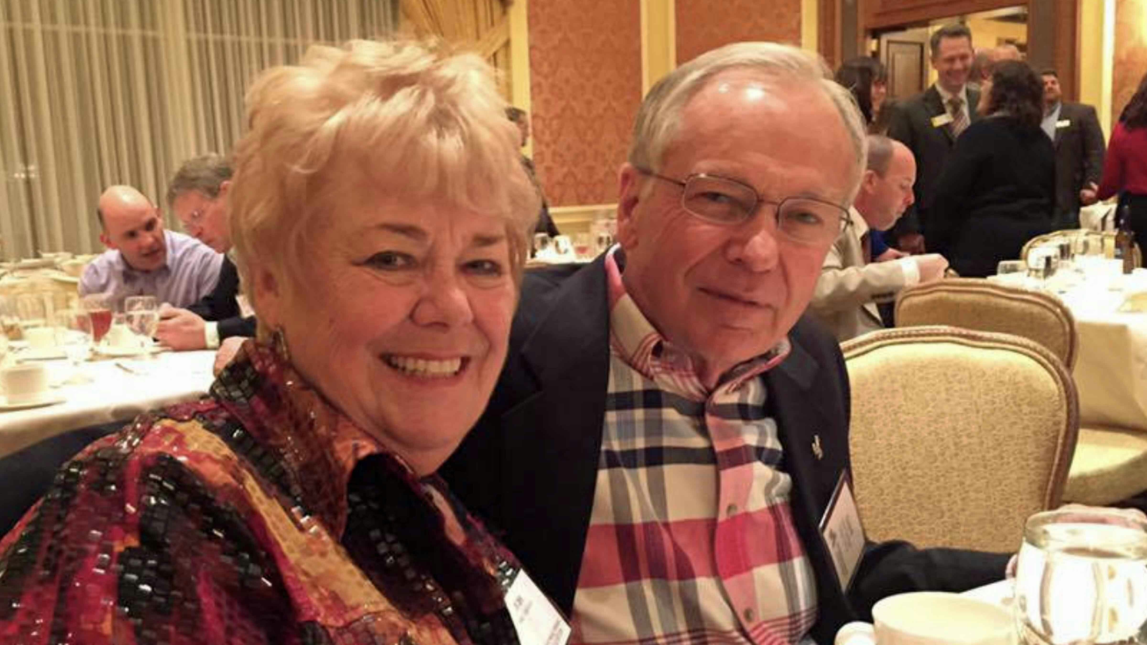 Former Wyoming Superintendent of Public Instruction Judy Catchpole and her husband Glenn