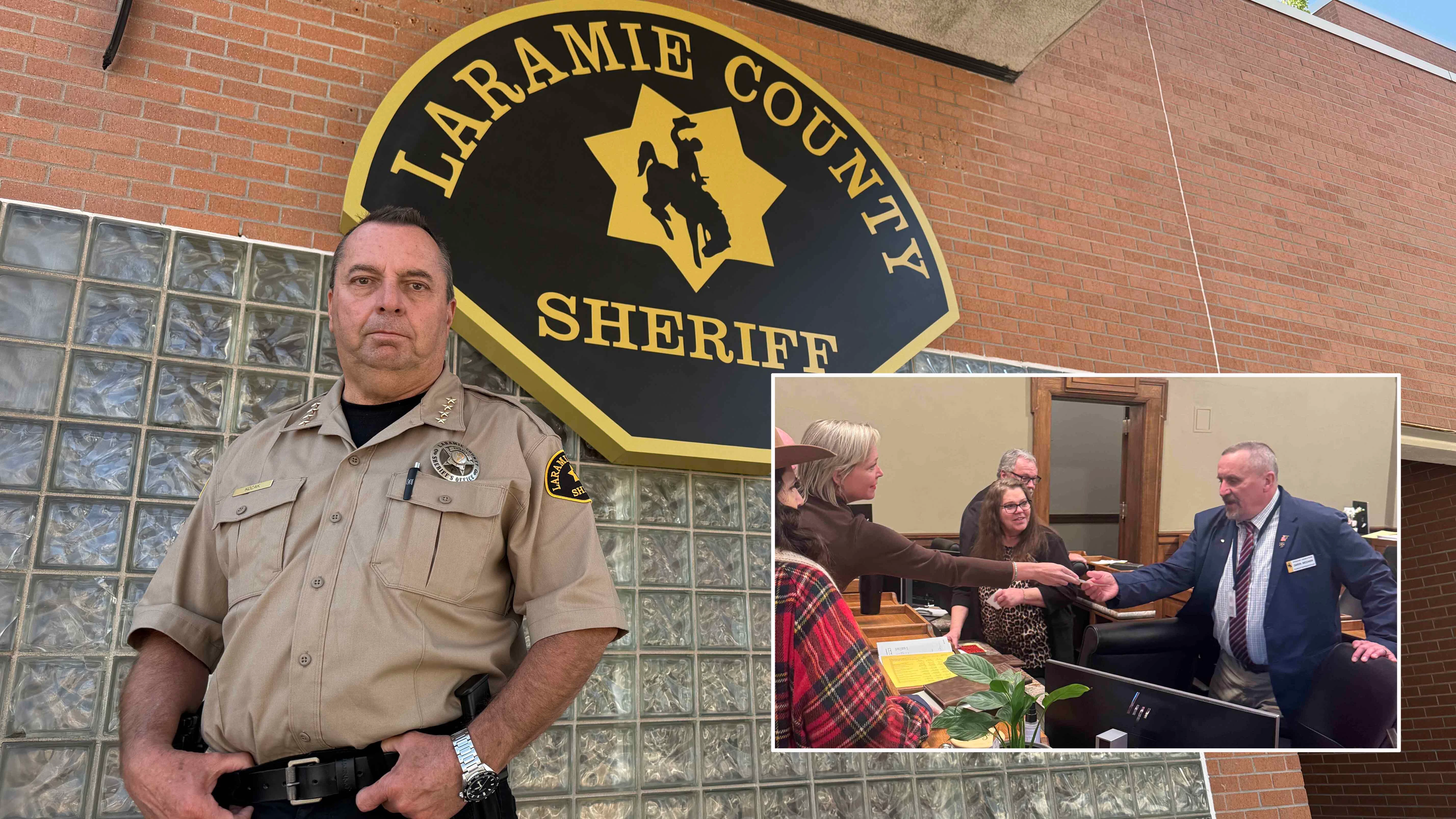Laramie County Sheriff Brian Kozak says the investigation against him is tied to the 'CheckGate' controversy