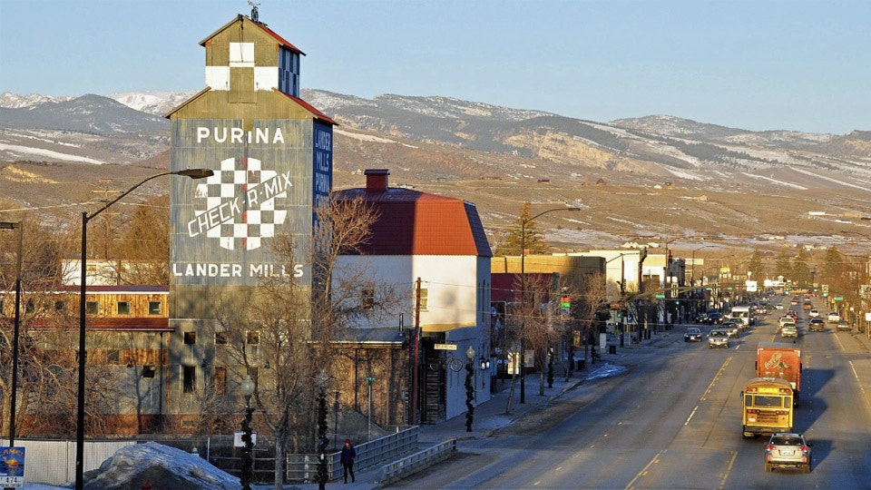 Downtown Lander, Wyoming