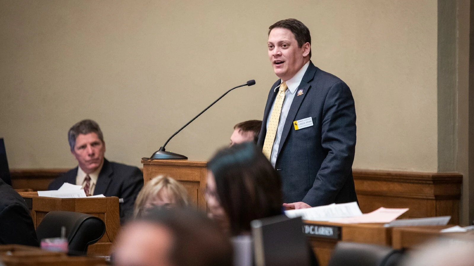 Landon brown legislature house