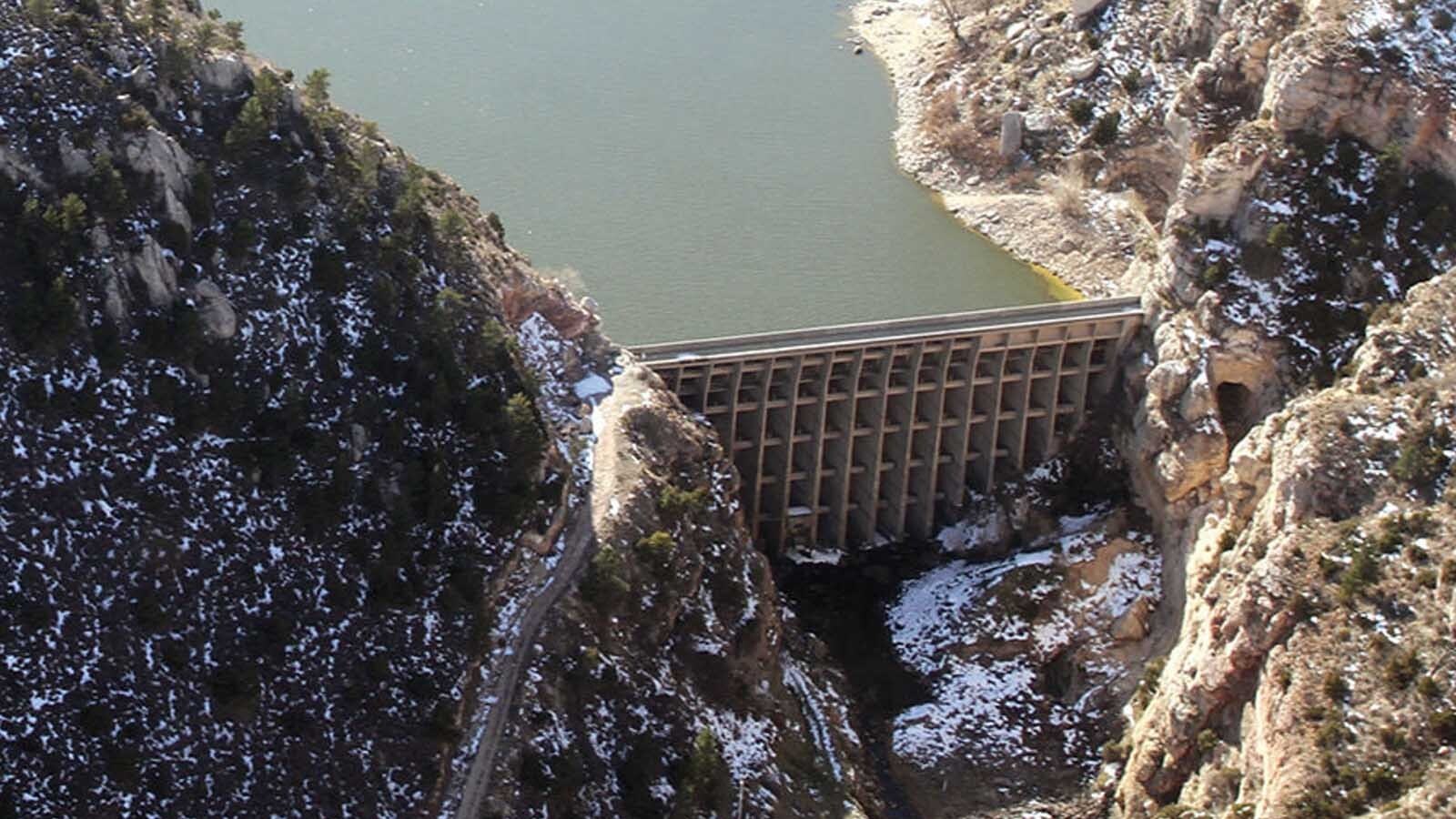 LaPrele Dam in Converse County, Wyoming.
