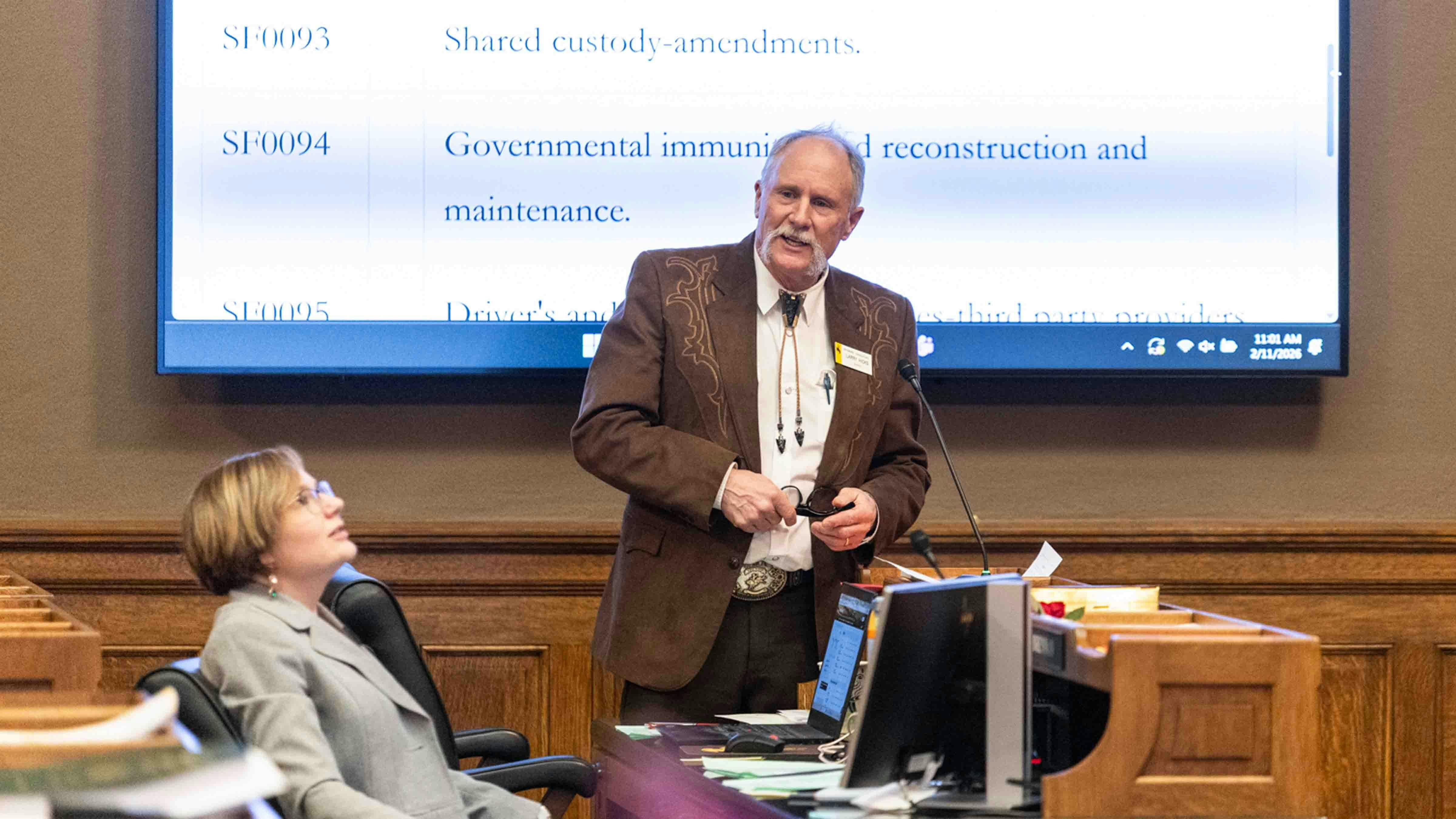 Sen. Larry Hicks, R-Baggs, offered the most structured defense of the protected programs, arguing that favoring certain UW programs is not a rare act of the Legislature.