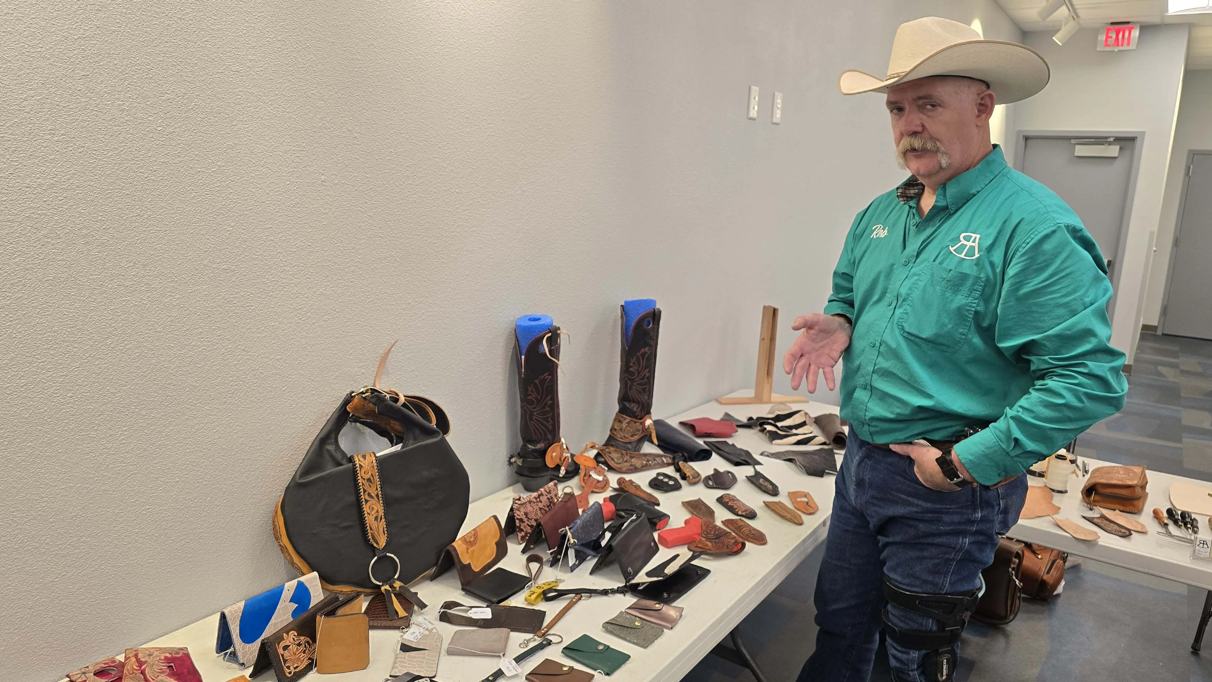 The sound of pounding hammers and children giggling rang at the Old West Museum during Cheyenne Frontier Days — a symphony to Cheyenne’s leatherman, Rob Underwood, there to demonstrate an old-world skill to a brand-new generation.