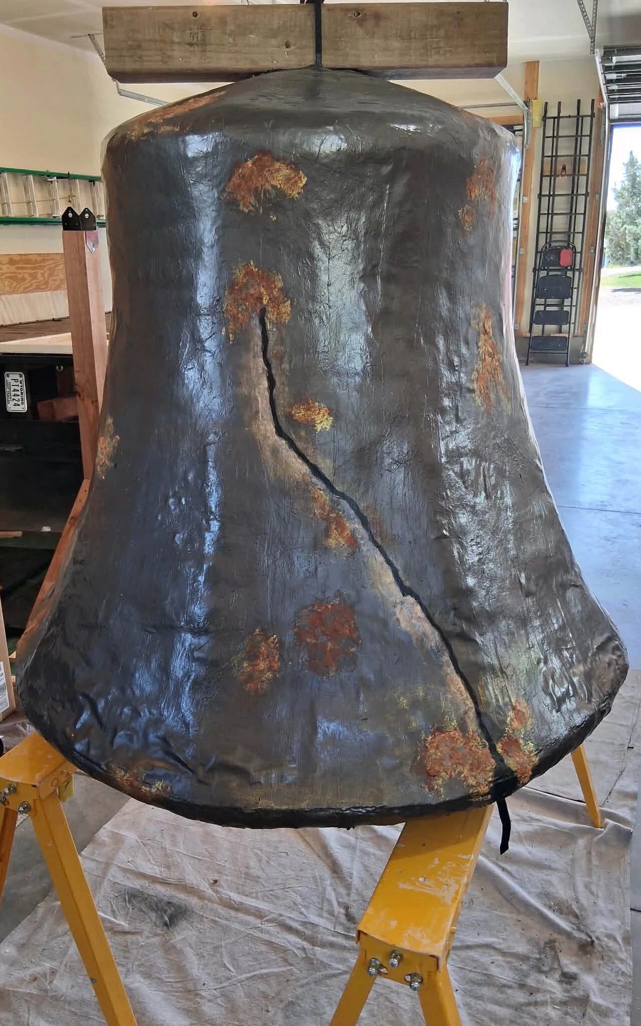 The Liberty Bell as it appeared on Mike Morrison Ministries' Independence Day parade float. Rather than throw it away, the church donated its bell to Gillette Main Street, which intends to feature the bell on a parade float in Dec. 5's Parade of Lights.