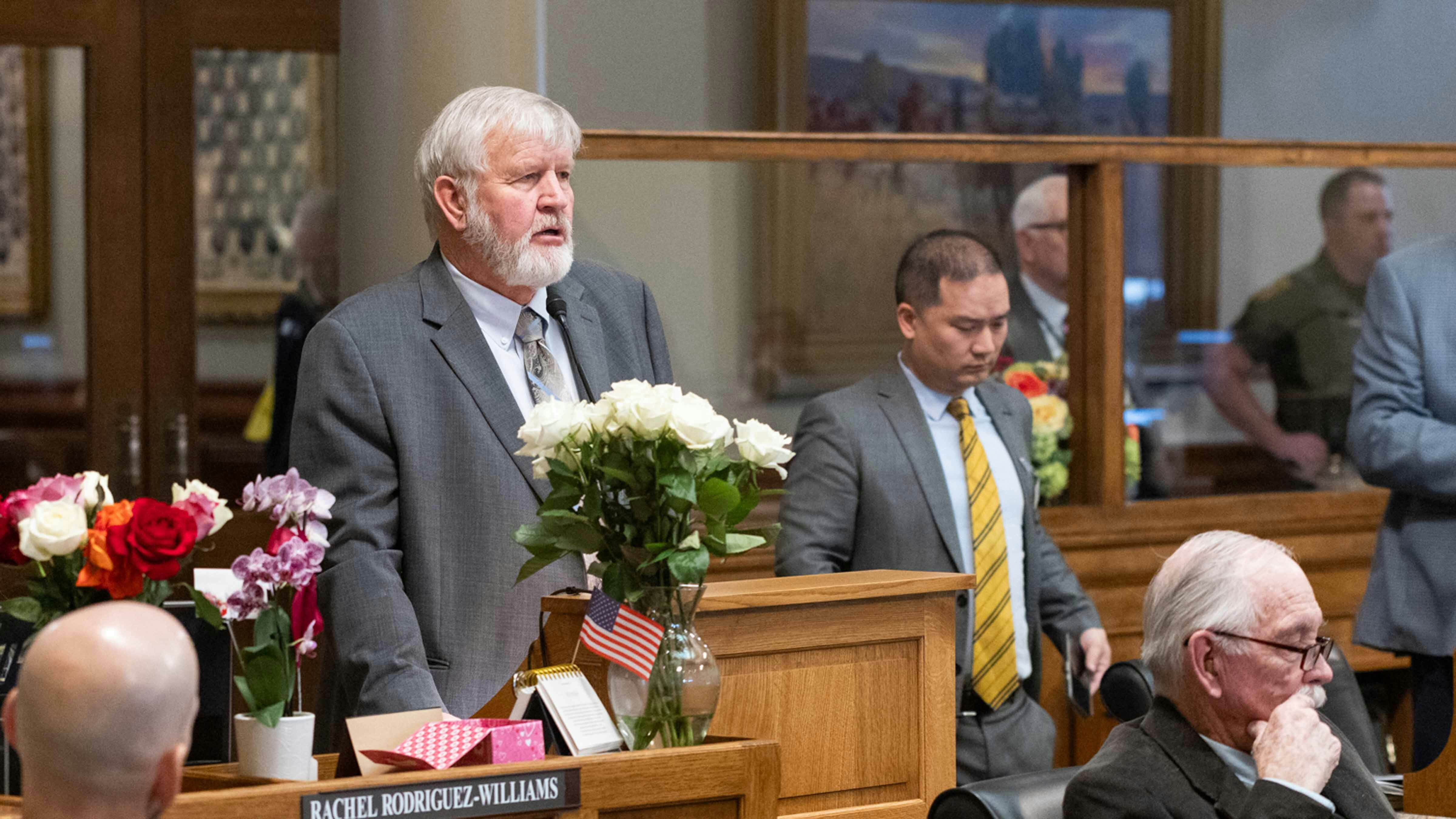 Rep. Lloyd Larsen on Tuesday, February 17, 2026