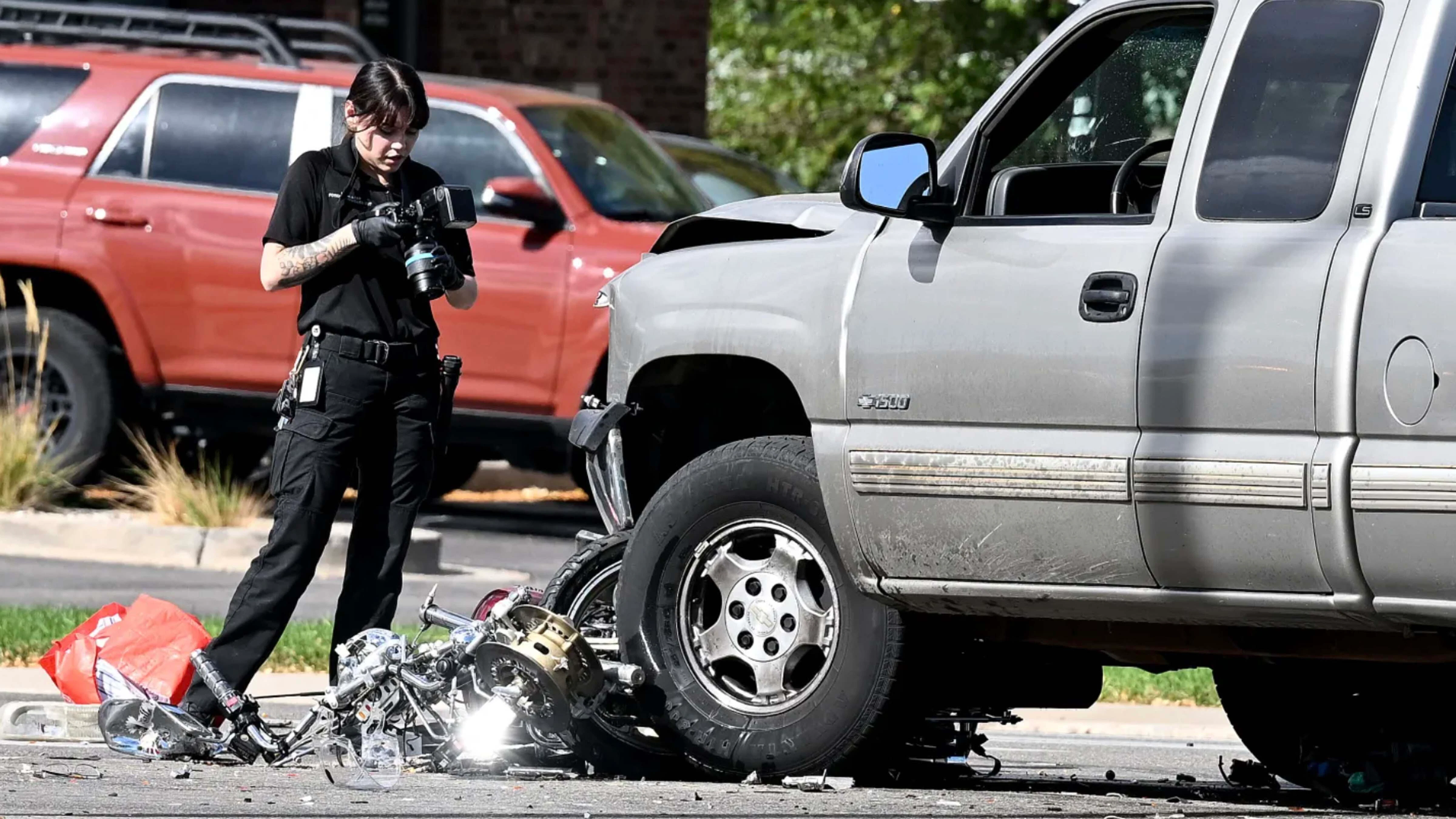 Wyoming motorcyclist Duane Brown, 65, was killed when a pickup turned left across his path in Loveland.