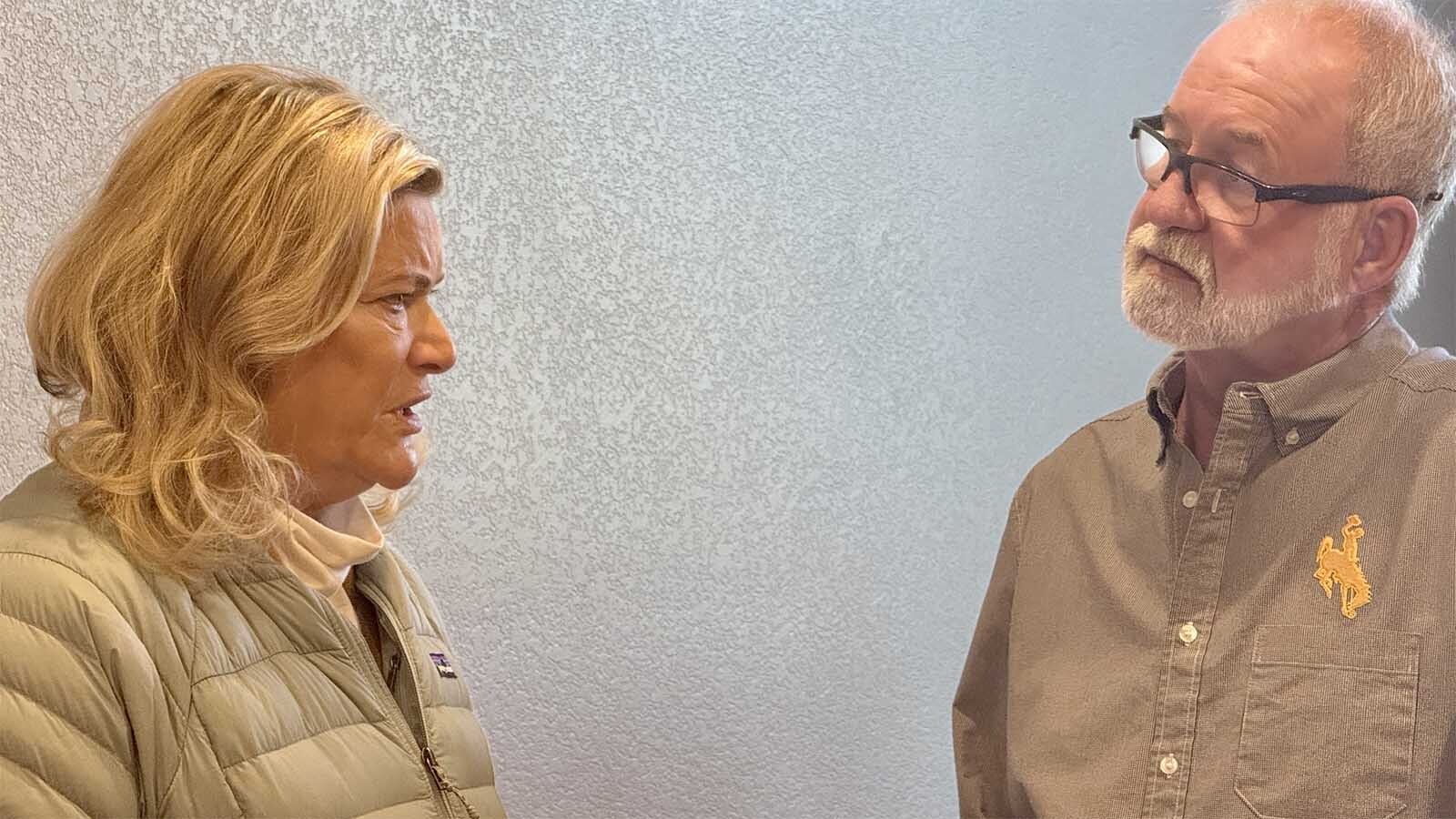 U.S. Sen. Cynthia Lummis, left, with Troy Lake. Lummis lobbied President Donald Trump to pardon Lake for disabling diesel emission devices on commercial trucks, which Trump did Friday.