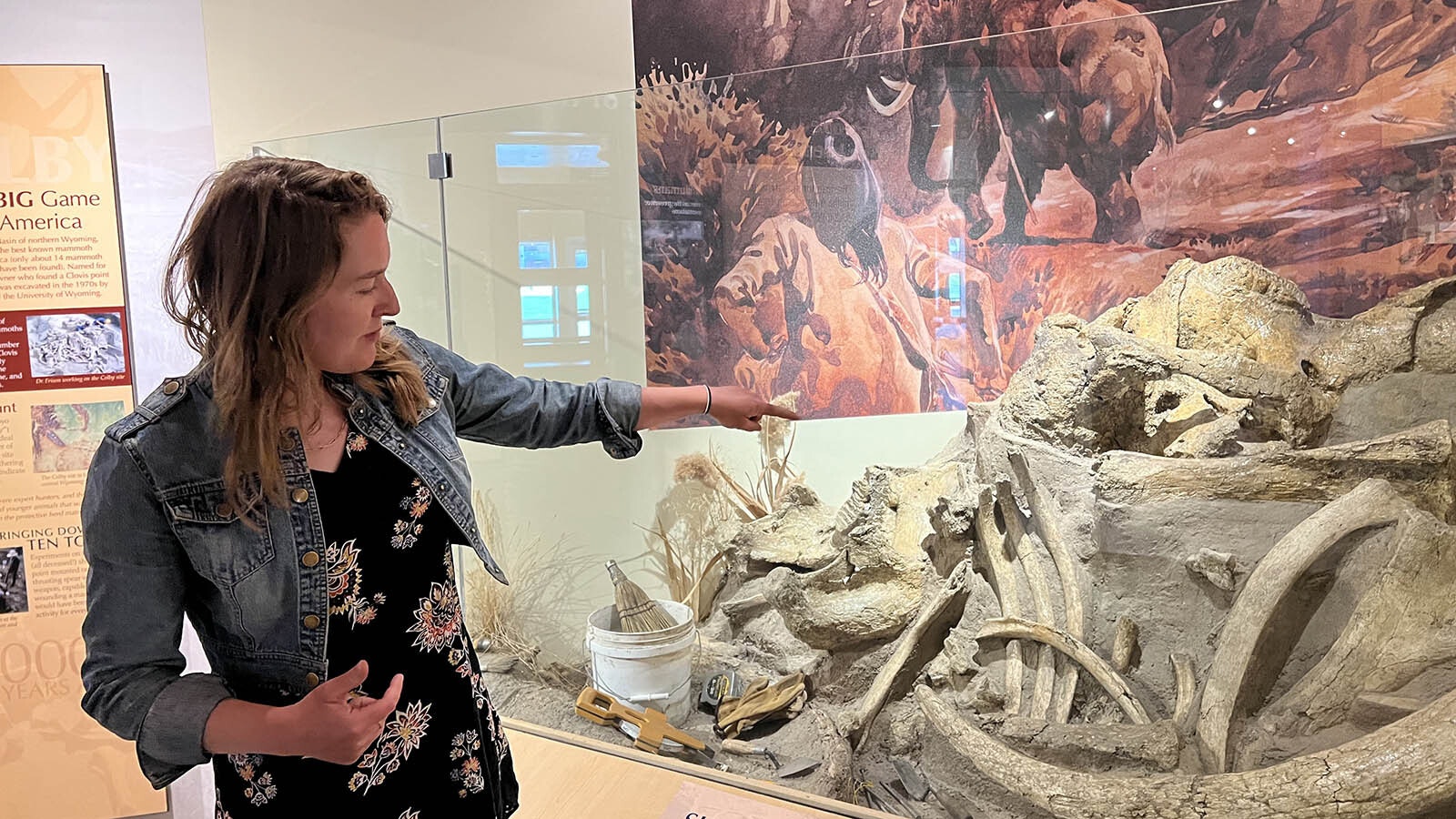 University of Wyoming anthropologist Briana Doering explains how ancient mammoth hunters in what is now Wyoming would eat the huge beasts’ bone marrow, internal organs and stomach contents in order to get a full range of nutrients.
