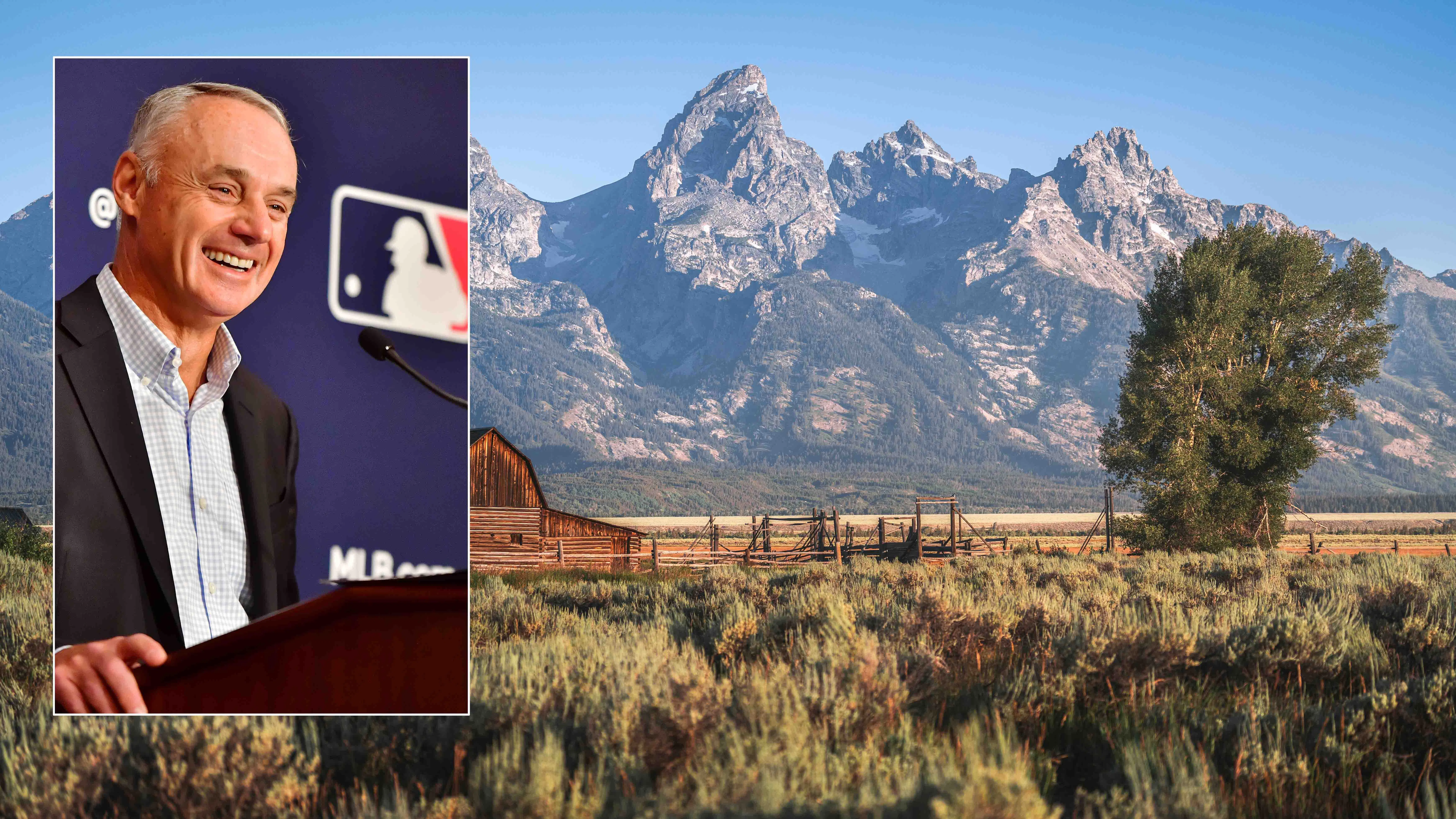 Major League Baseball commissioner Rob Manfred sent a letter to Teton County officials Thursday stating that the league has dropped the idea of hosting a game inside Grand Teton National Park.