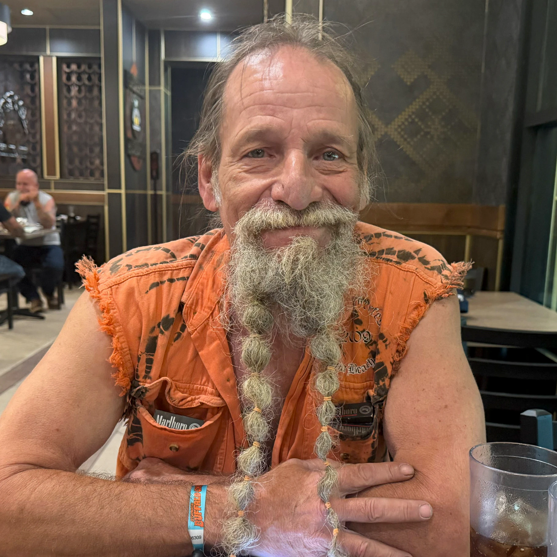 Mannny: Manny Myers, 66, of Louisiana has been coming to Sturgis for 50 years.