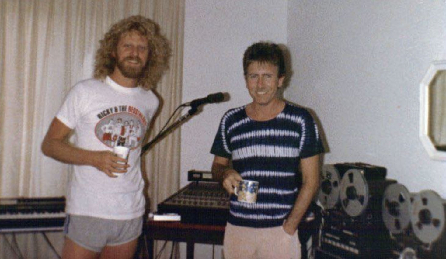 Michael Degreve and Graham Nash