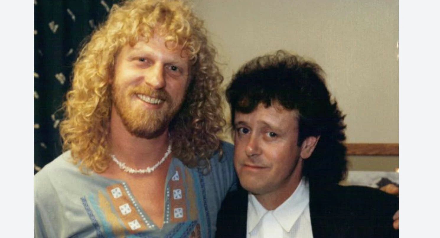 Michael DeGreve with 60s singer Donovan