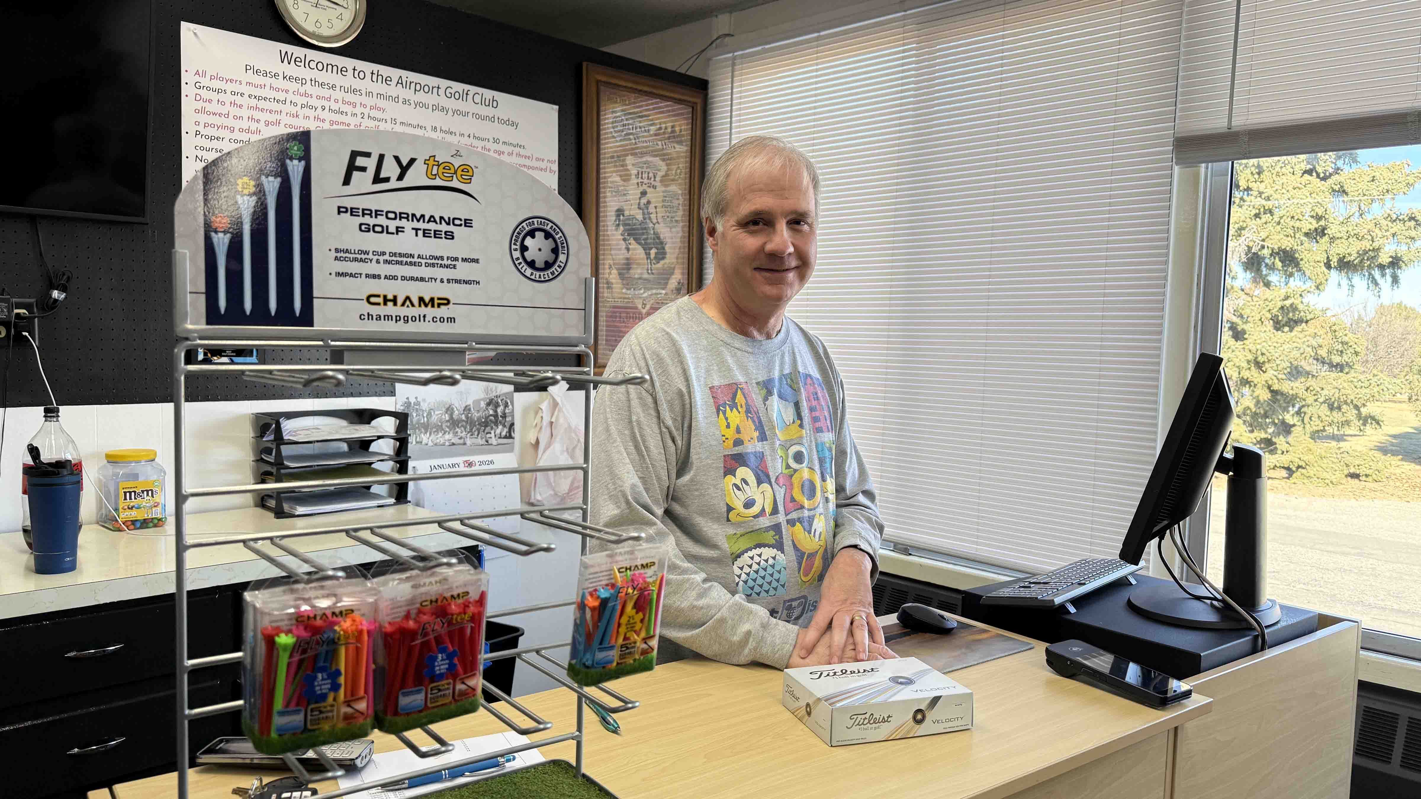 Mike Lepore is the golf pro at the Airport Golf Course in Cheyenne.